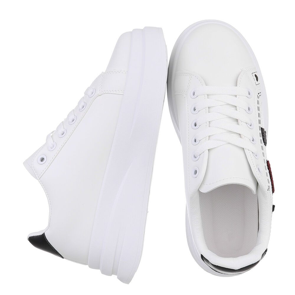 Ital-Design Modischer Sneaker mit Stickdetails für Damen Sneaker (89542770) günstig online kaufen