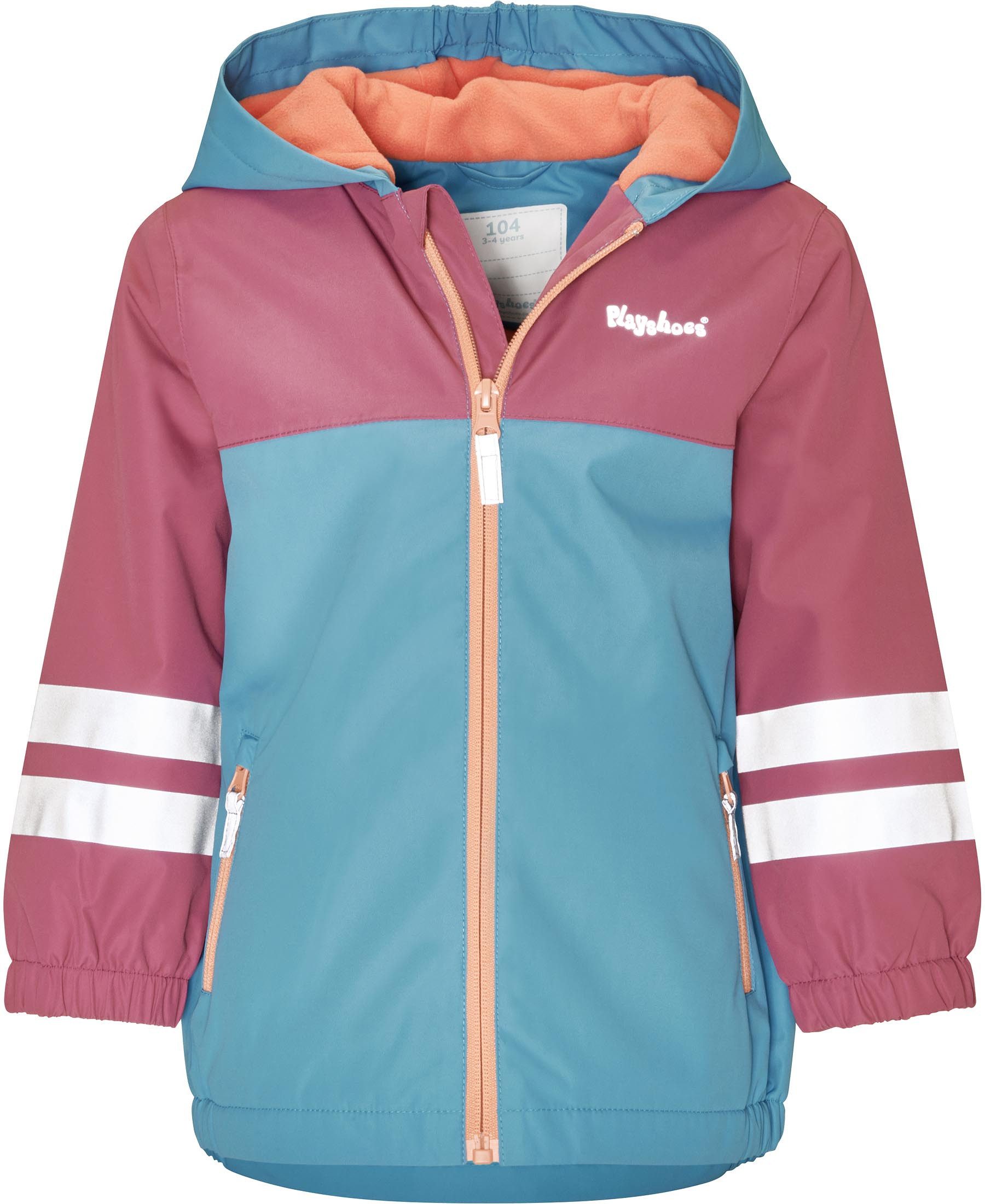 Playshoes Regenjacke Outdoor-Jacke Fleece-Futter