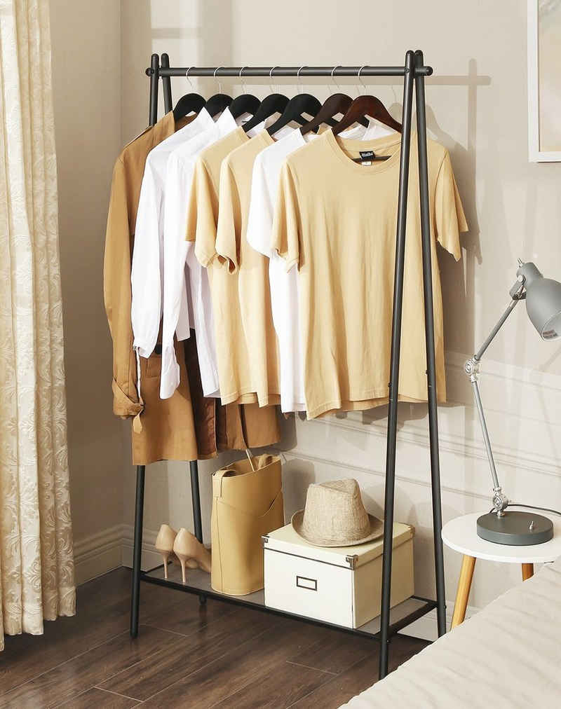 SONGMICS Kleiderständer »Garderobenständer«, mit Kleiderstange, Ablage im unteren Bereich, bis 40 kg belastbar