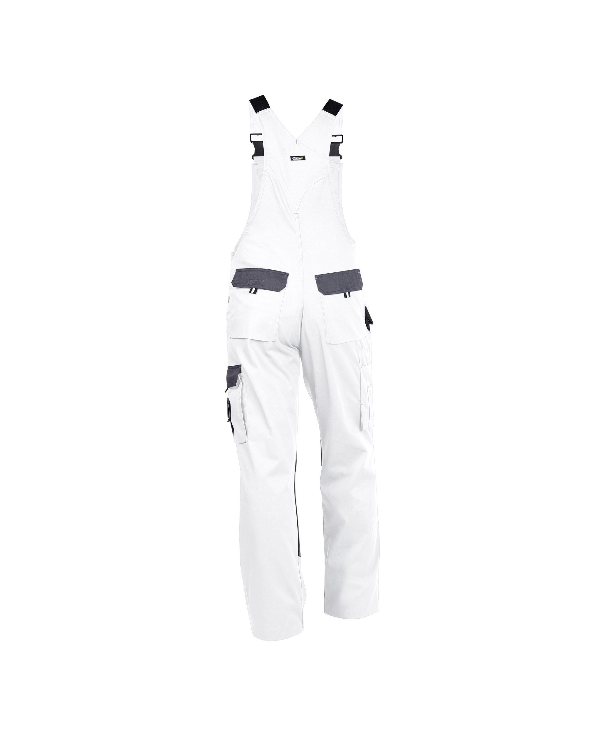 Dassy Arbeitslatzhose Zweifarbige Arbeitslatzhose mit Kniepolstertaschen Versailles (1-tlg)