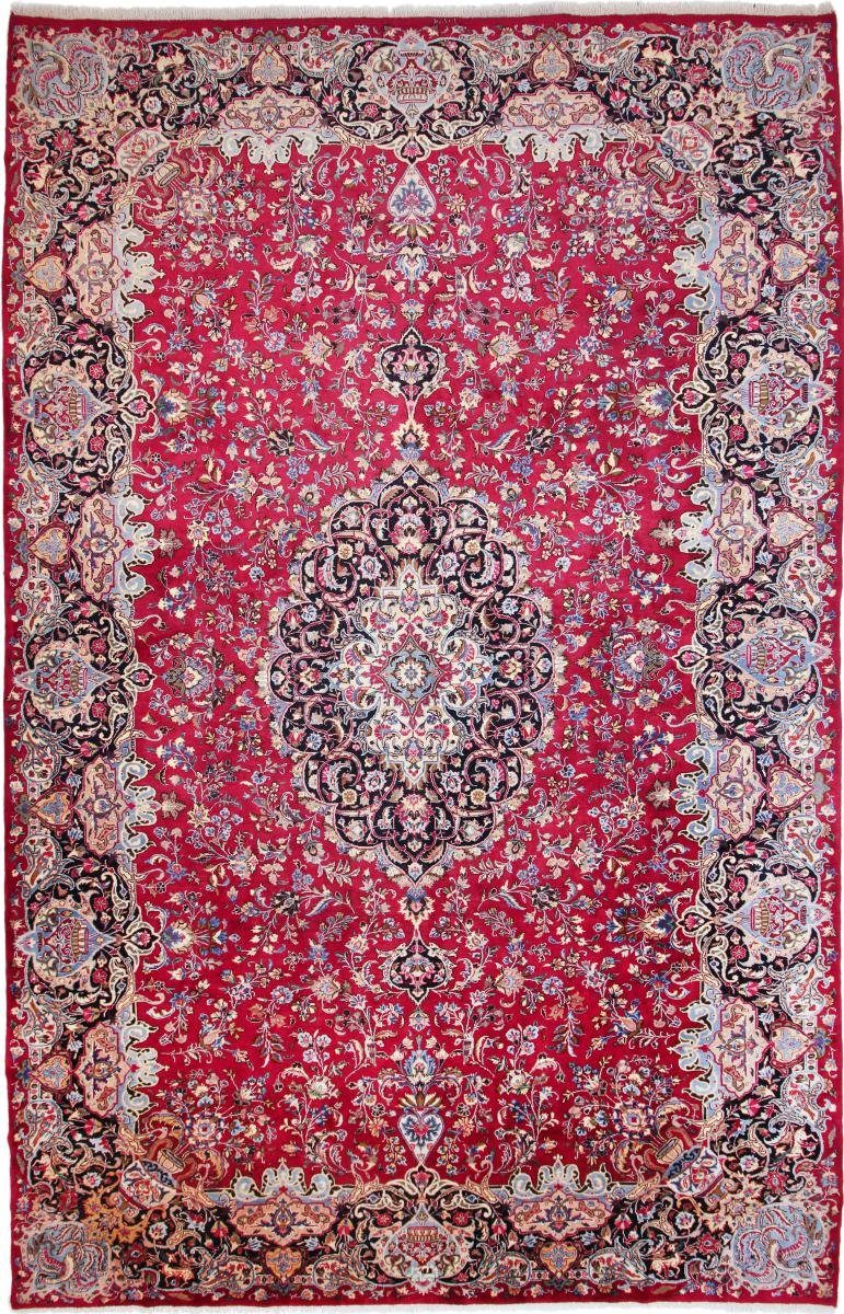 Orientteppich Mashhad 305x489 Handgeknüpfter Orientteppich / Perserteppich, Nain Trading, rechteckig, Höhe: 12 mm
