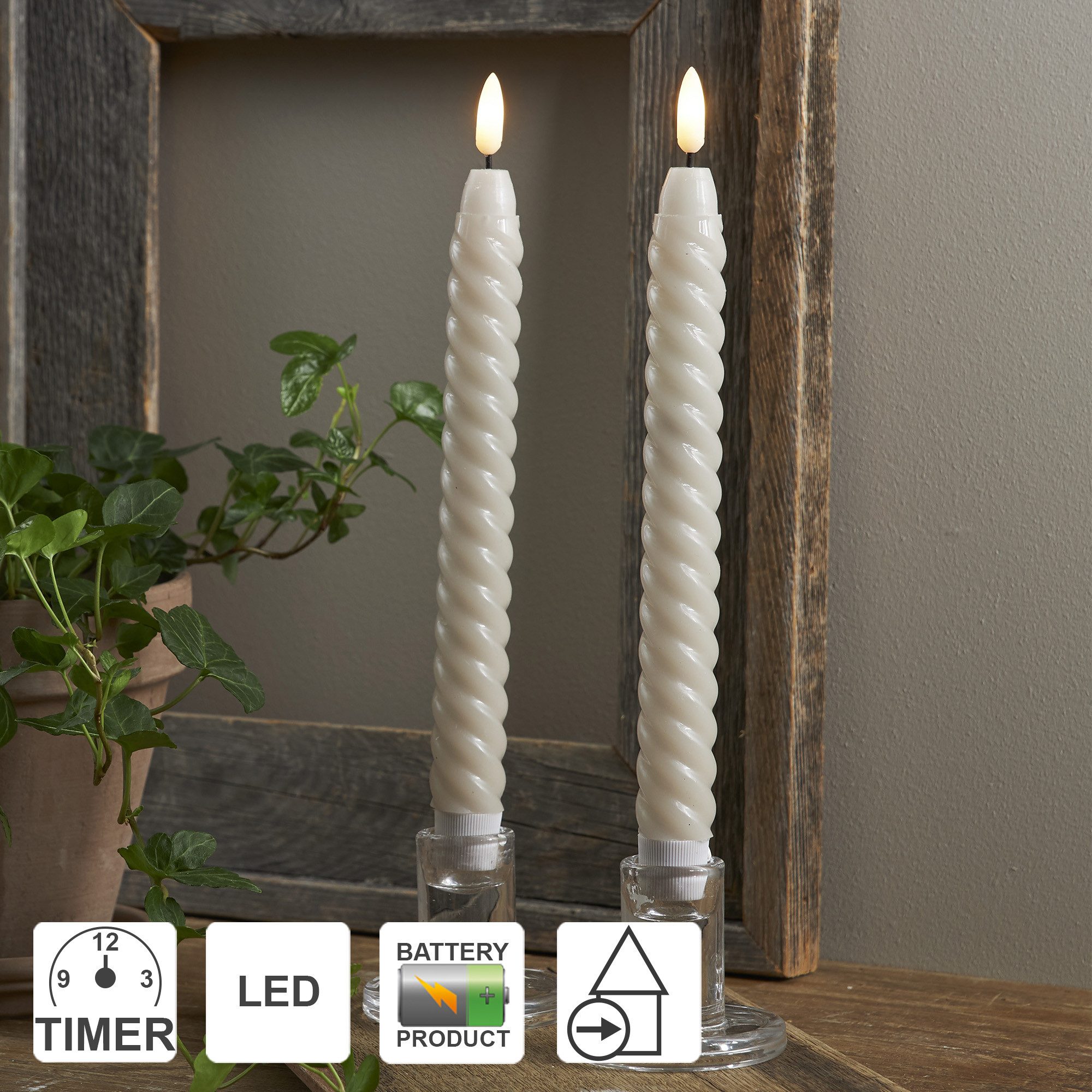 STAR TRADING LED-Kerze Flamme Swirl (1-tlg) günstig online kaufen