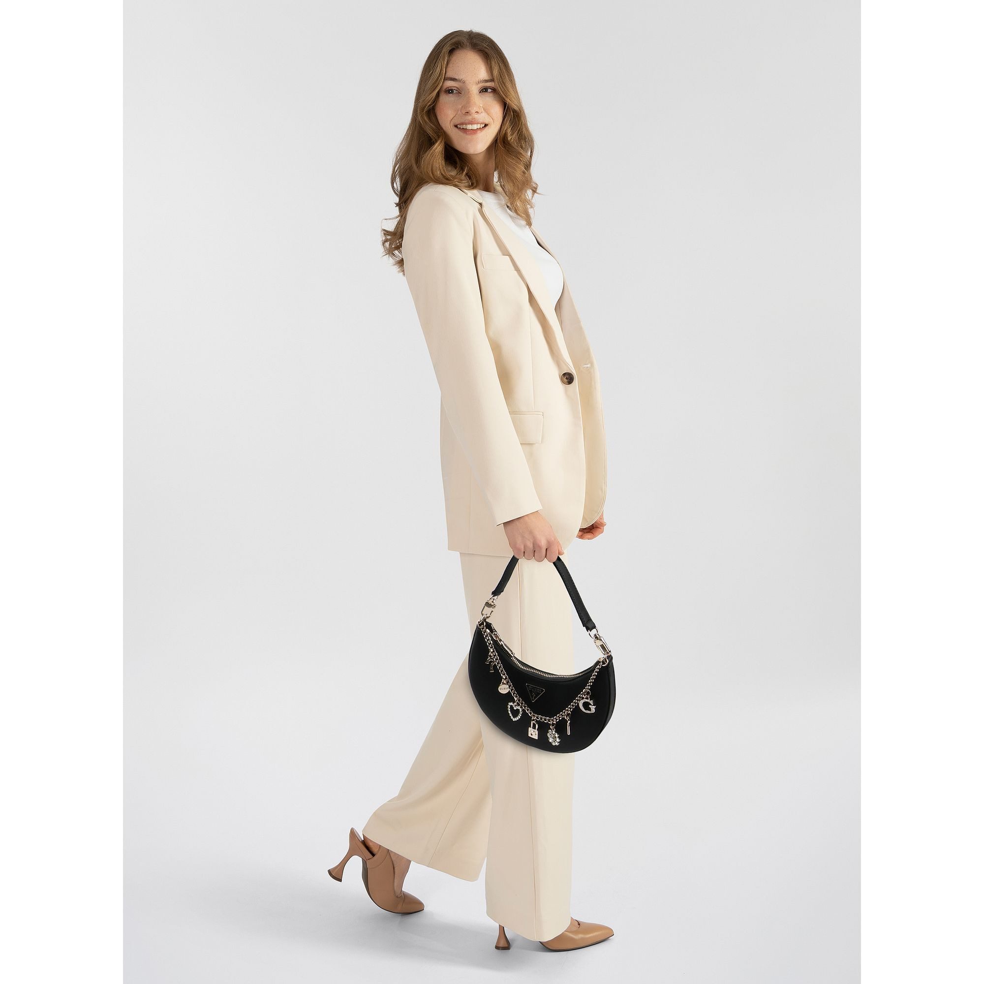 Guess Henkeltasche Tasmin, Polyester günstig online kaufen