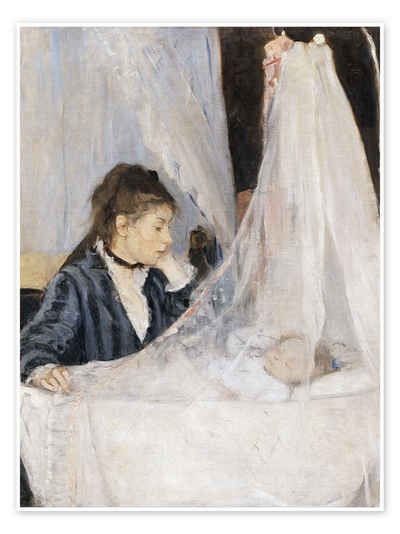 Posterlounge Poster Berthe Morisot, Die Wiege, Malerei