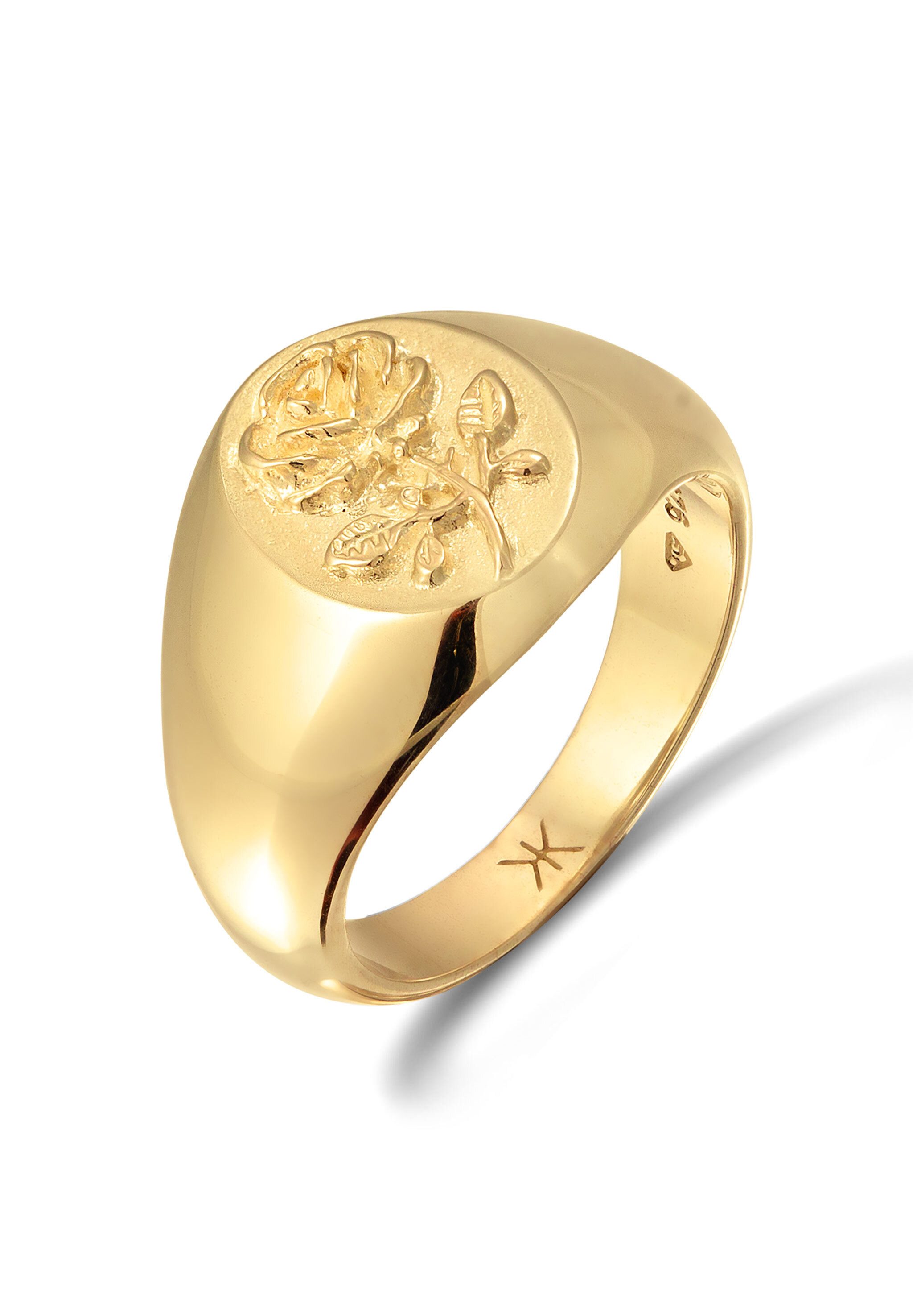 Kuzzoi Siegelring Siegelring Rose Flower 925 günstig online kaufen