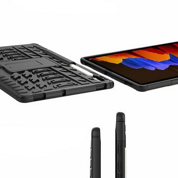 CoolGadget Tablet-Hülle Hybrid Outdoor Hülle für Samsung Galaxy Tab S7 11 Zoll, Hülle massiv Outdoor Schutzhülle für Samsung Tab S7 Tablet Case