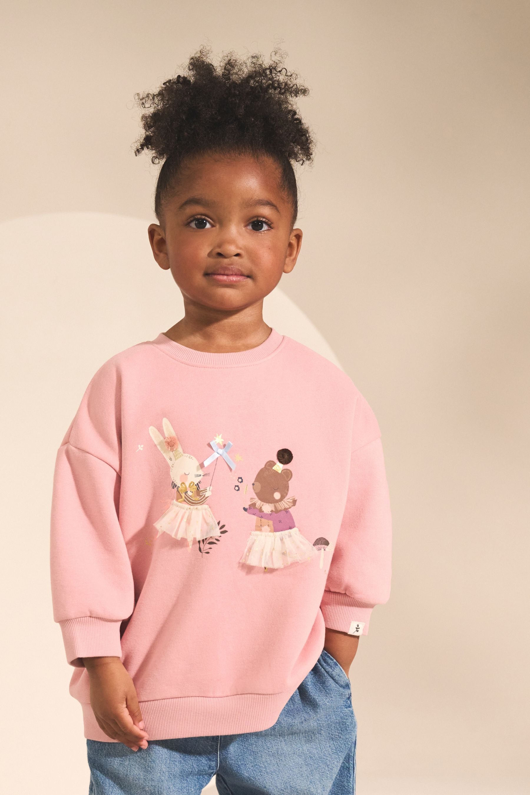 Next Sweater Sweatshirt mit Rundhalsausschnitt (1-tlg)