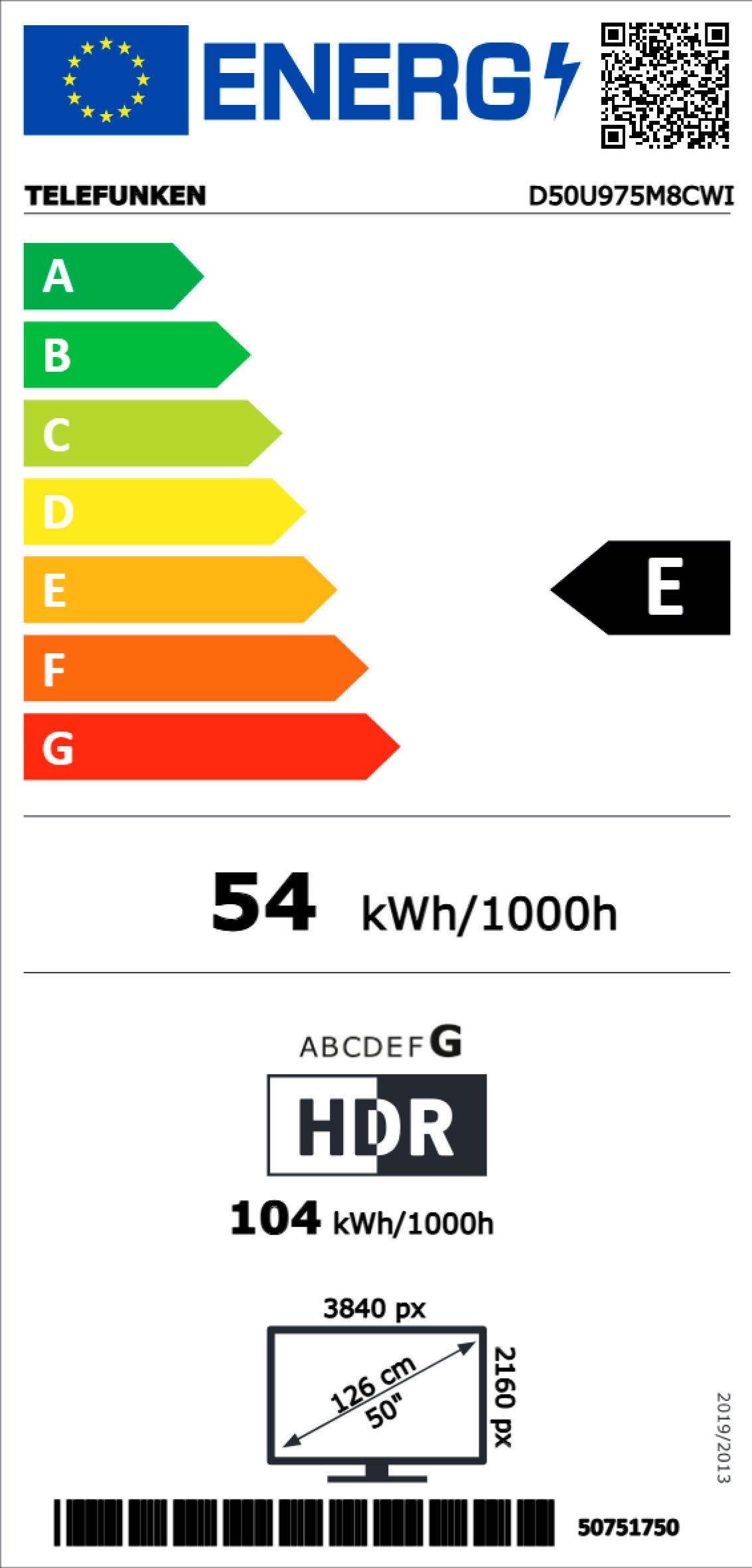Energieeffizienzklasse: 