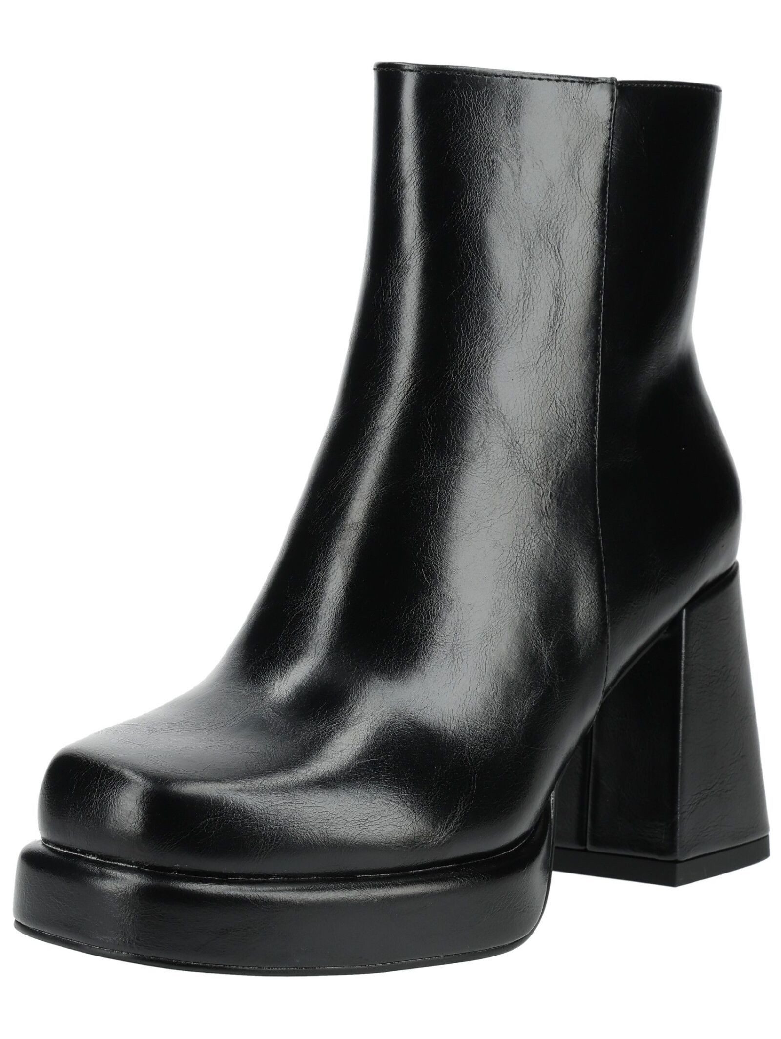 Buffalo Buffalo Stiefelette Lederimitat High-Heel-Stiefelette
