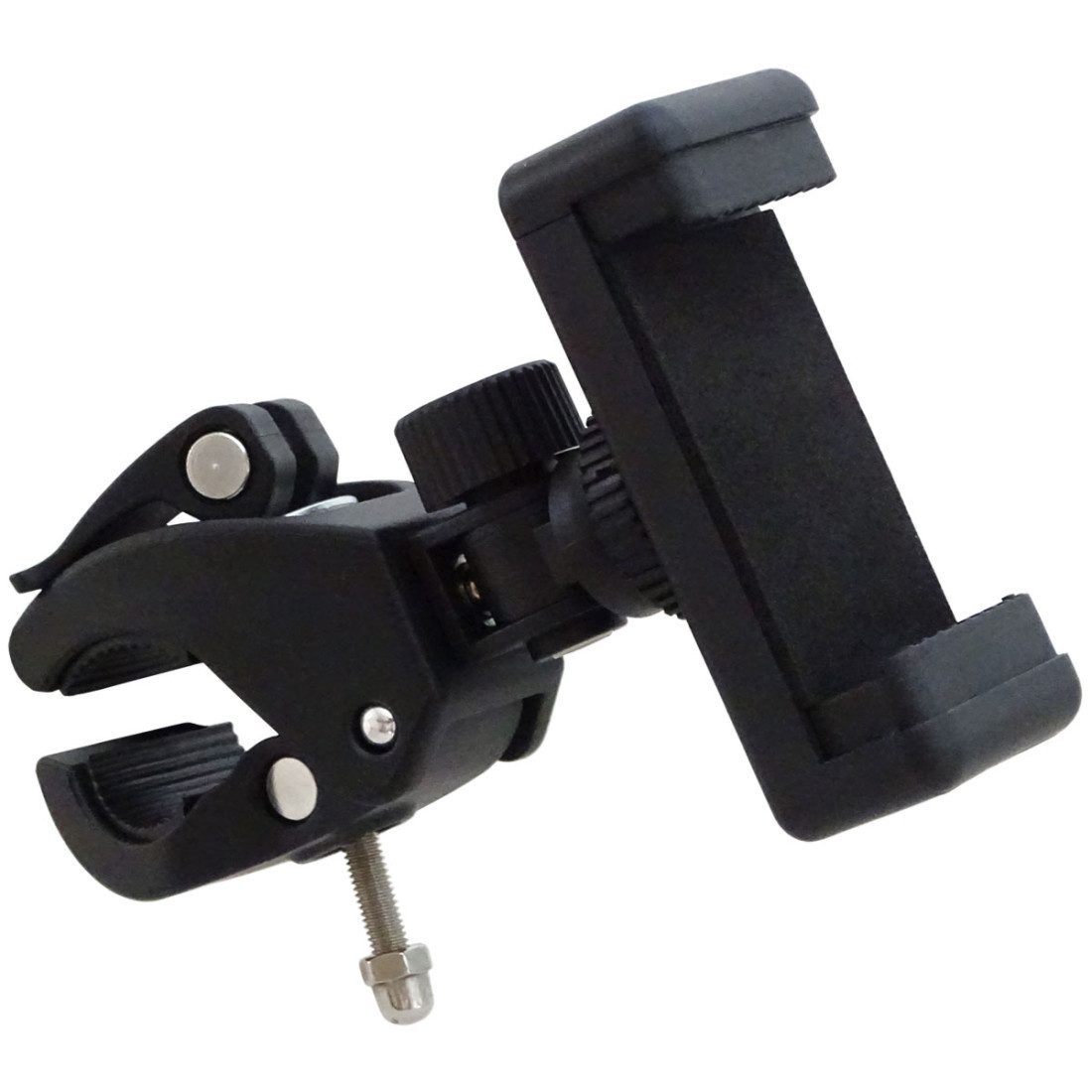 keepdrum Handy-Halterung keepdrum variable Smartphone Halterung Handyhalter, (bis 3,54 Zoll, anschraubbar, Kann in jede erdenkliche Position gebracht werden)