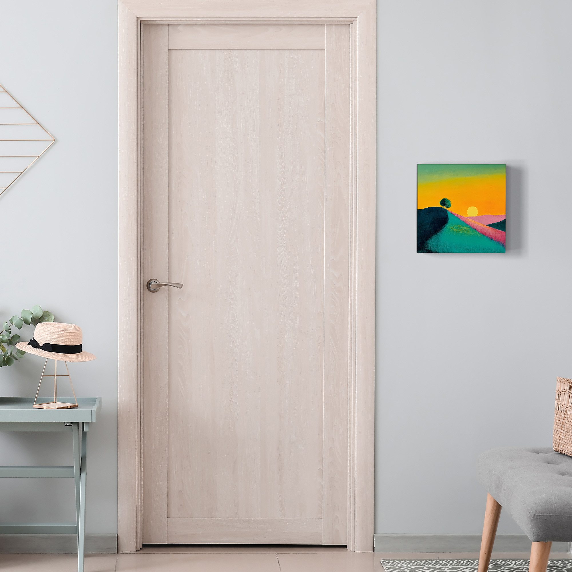 DEQORI Schlüsselkasten 'Hügel der Harmonie', Schlüsselbox modern Schlüsselschrank magnetisch Schlüssel Kasten Box