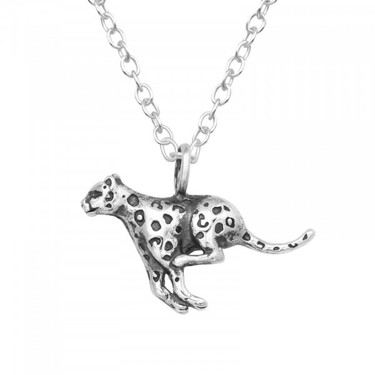 ALEXANDER YORK Kette mit Anhänger LEOPARD, 2-tlg., 925 Sterling Silber günstig online kaufen