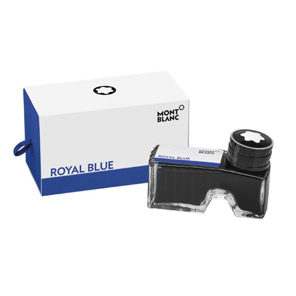 MONTBLANC Tintenfass 60 ml Königsblau Royal Blue Tintenglas