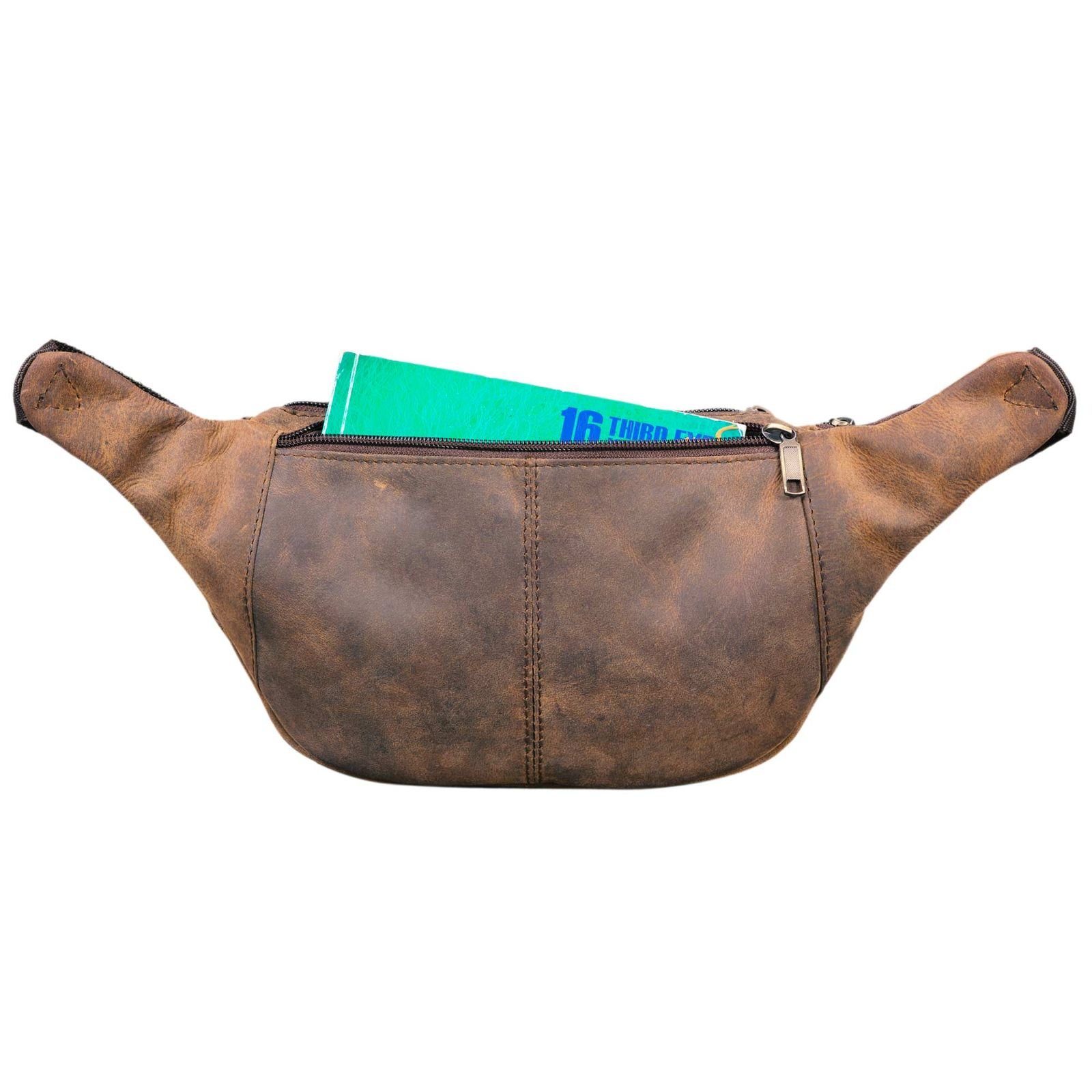 STILORD Bauchtasche Bauchtasche "Maverick" Gürteltasche Weiches Leder – Bild 4 von 5