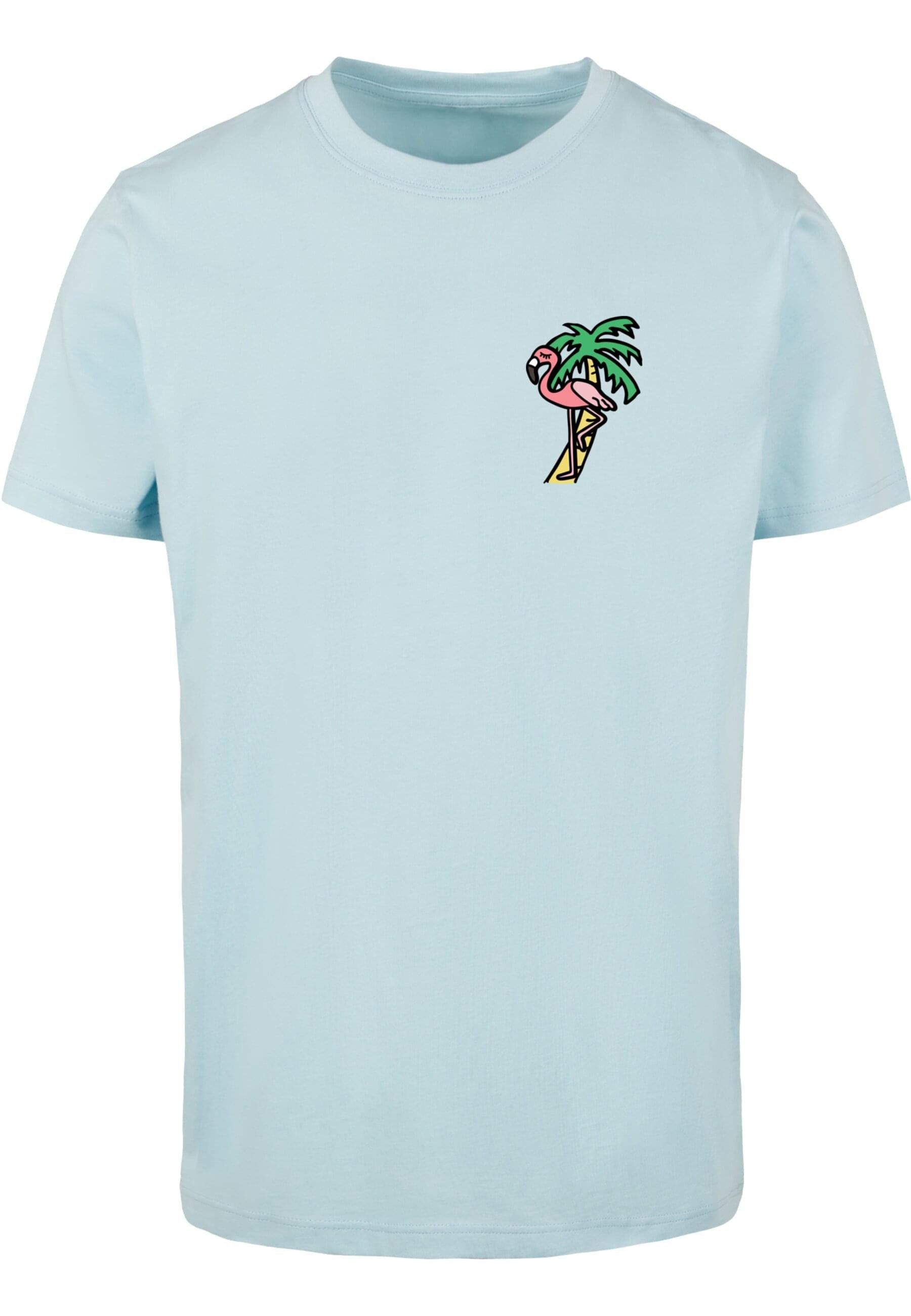 MisterTee Kurzarmshirt MisterTee Herren Flamingo T-Shirt günstig online kaufen