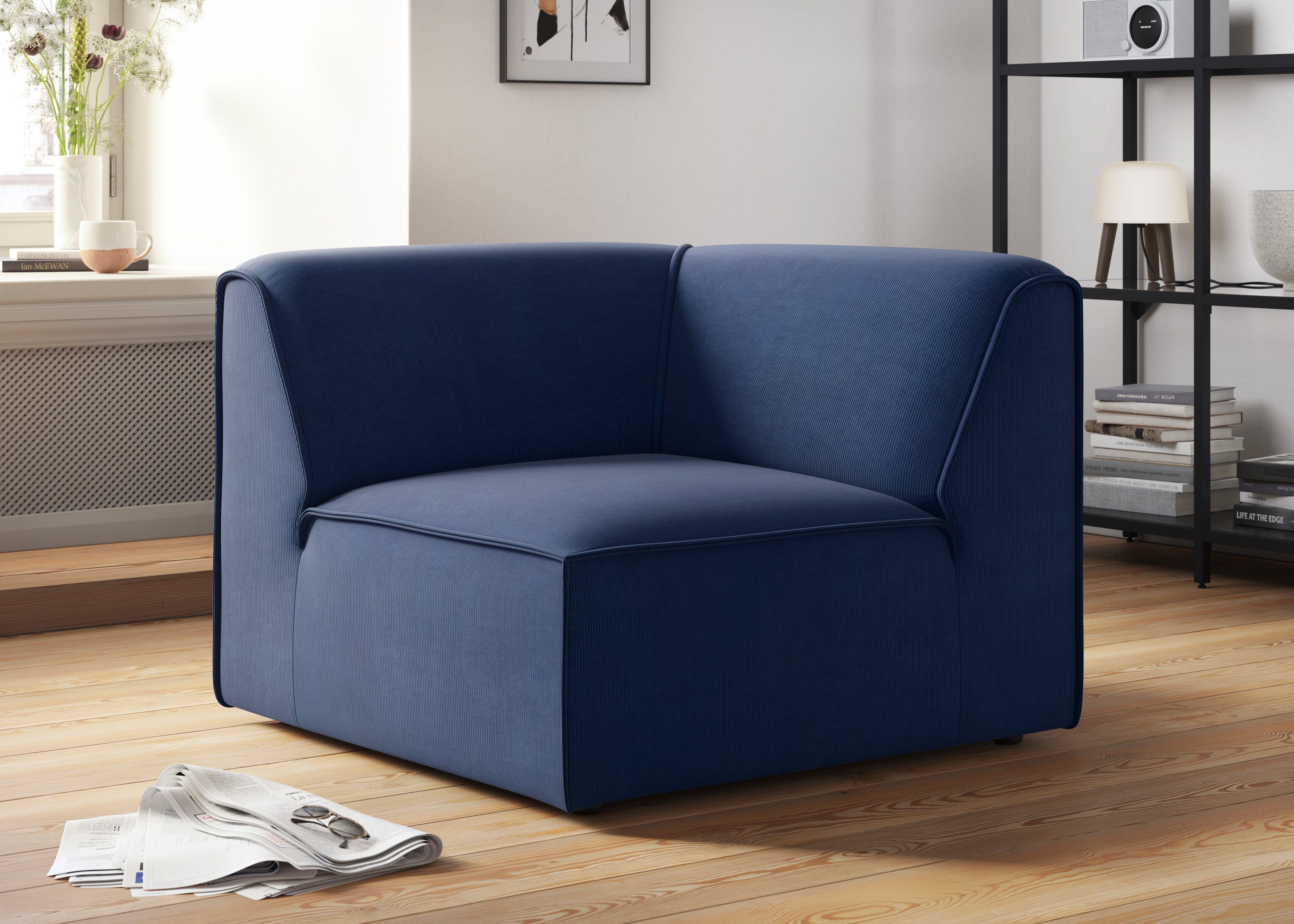 RAUM.ID Sofa-Eckelement Merid, Sofaelement, Maße B/T/H: günstig online kaufen