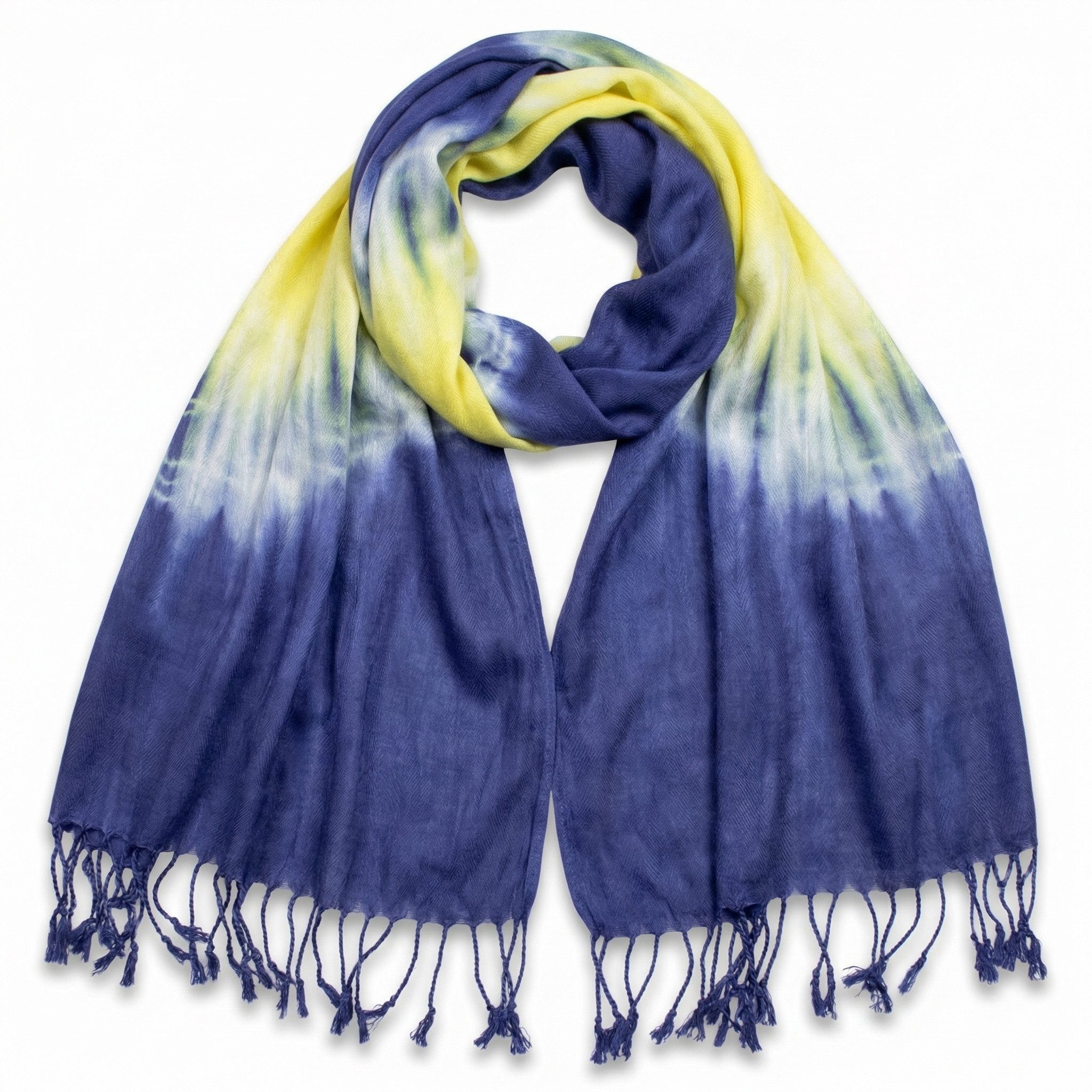 Modeschal Damen Schal Tuch Viskose Halstuch Scarf mit Blumen