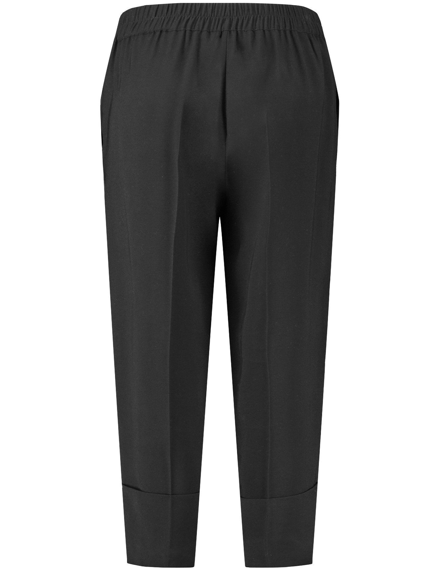 Up Turn 3/4 Stoffhose Taifun mit Hose Straight Schwarz