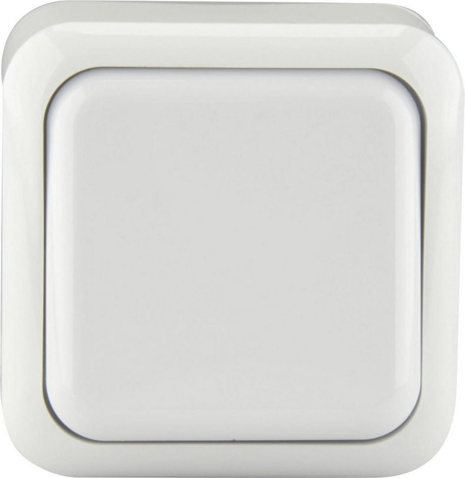 Thumbnail - UNITEC Unitec Taster Aufputz weiß, Serie Standard Wandtaster