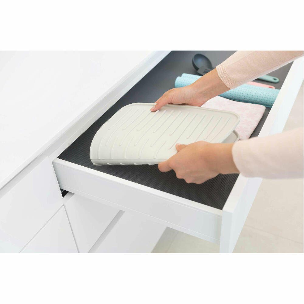 Brabantia Abtropfmatte Silikon Light Grey