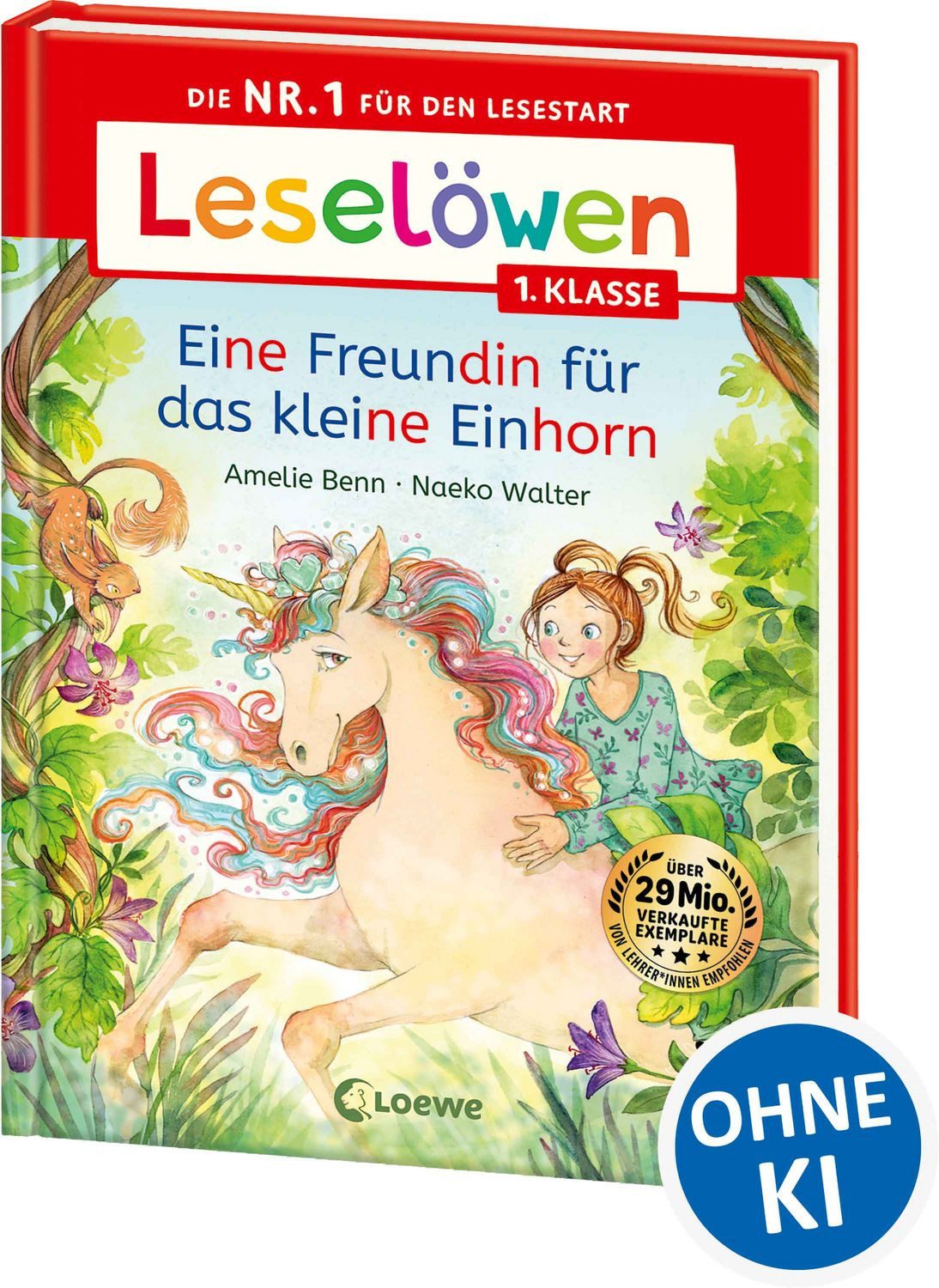 Leselöwen 1. Klasse - Eine Freundin für das kleine Einhorn / Amelie Benn