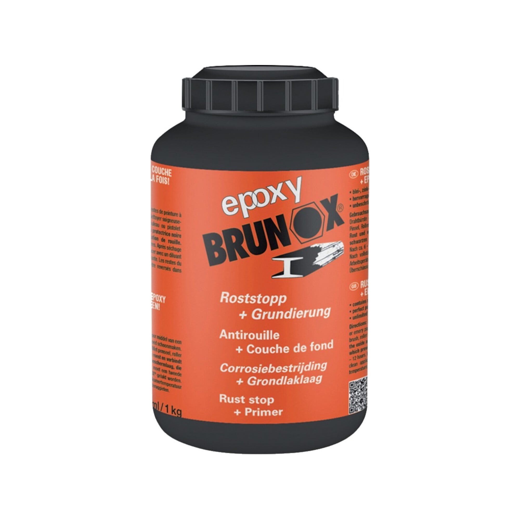 Brunox Multifunktionsöl Brunox Rostumwandler Epoxy 1 l Pinseldose 6 Stk