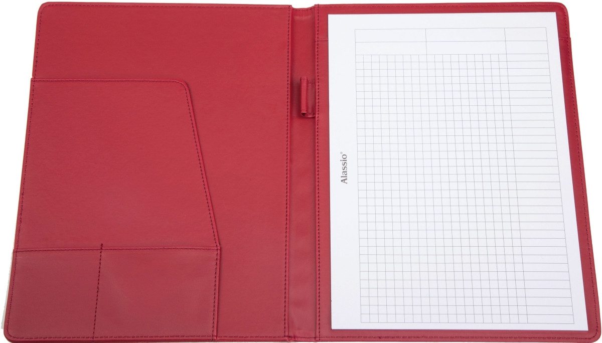 Schreibmappe Schreibmappe A4 Balocca 25x31,5x2cm Polyester/Cotton rot.
