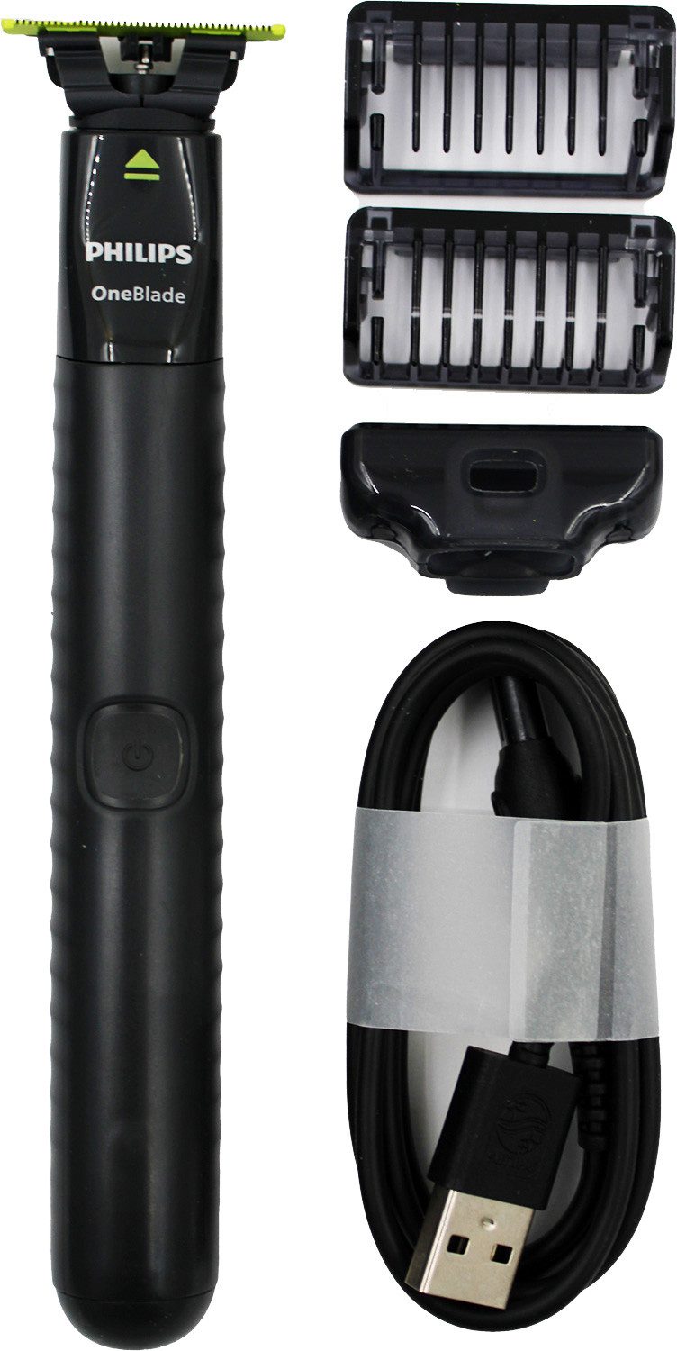 Philips Bartschneider Philips QP1424/10 OneBlade Face wet&dry Akku Trimmer