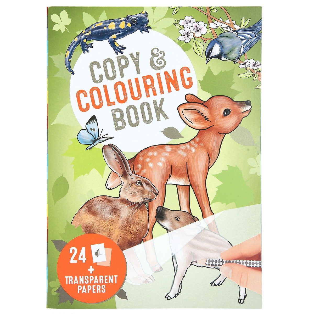 Depesche Malvorlage DEPESCHE Malbuch Copy & Colouring Book Wildtiere