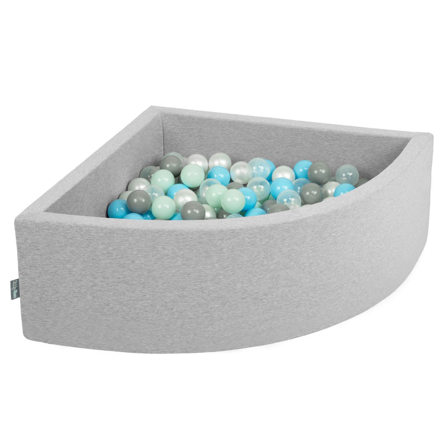 KiddyMoon Bällebad TR30D, (Bällepool mit bunten Bällen, 200-tlg)