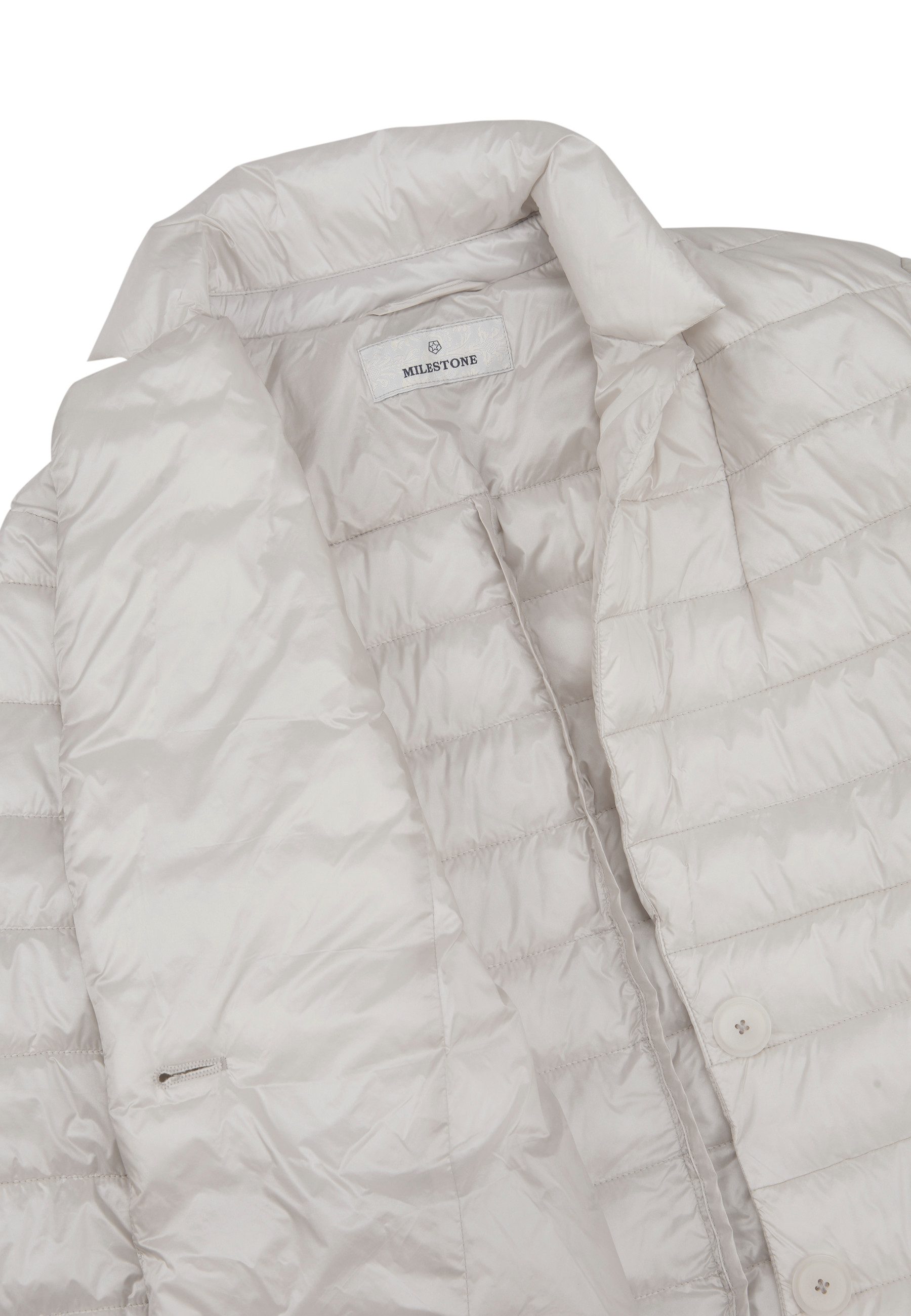 Milestone Steppjacke MSLilo eleganter quer gesteppter Long-Blazer