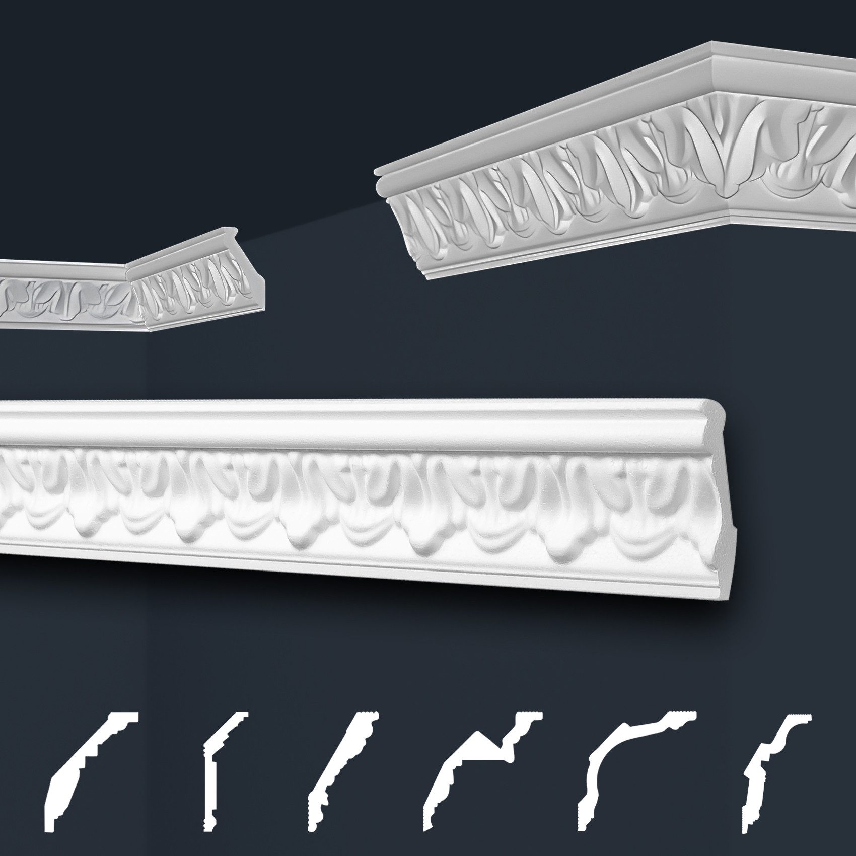 marbet design Stuckleiste B-05, 2 Meter, günstig online kaufen