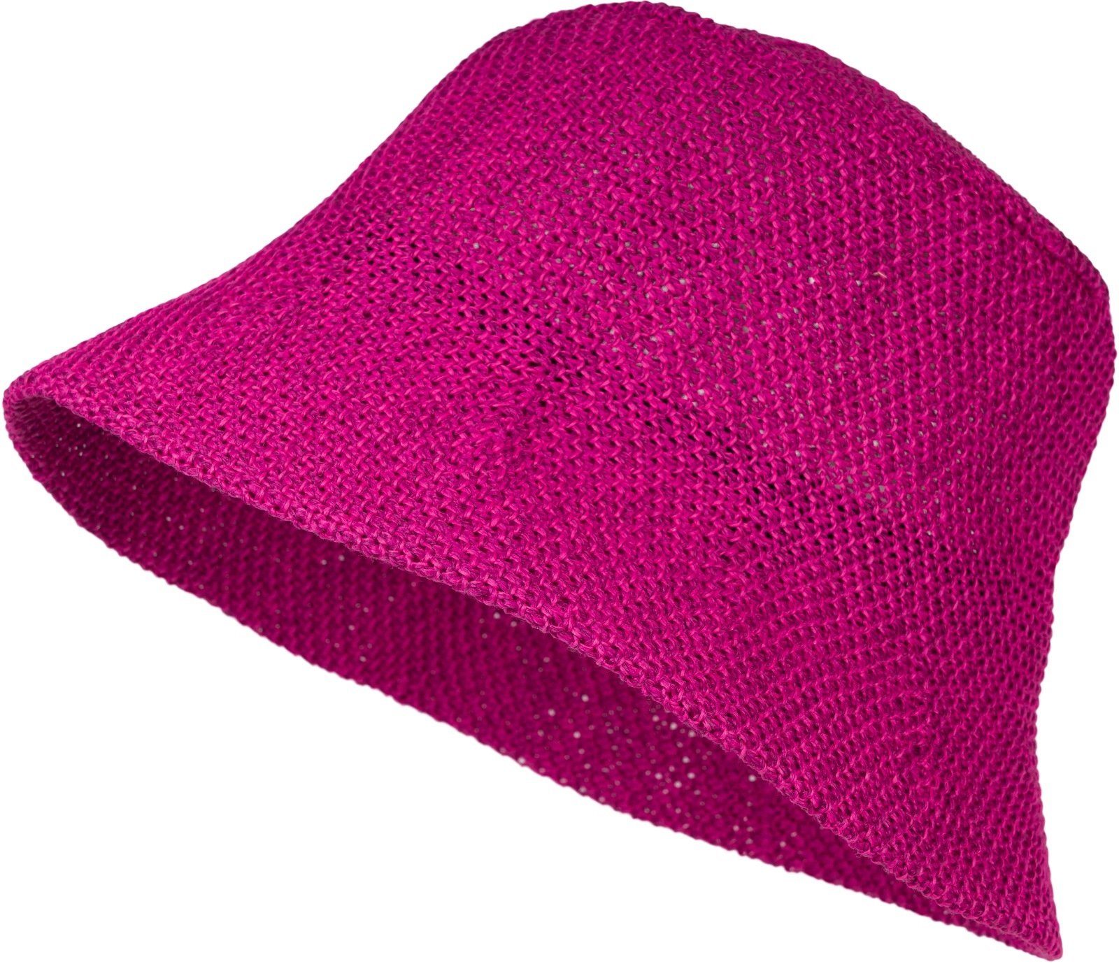 styleBREAKER Fischerhut Fischerhut aus Papierstroh - Knautschhut (1-St)