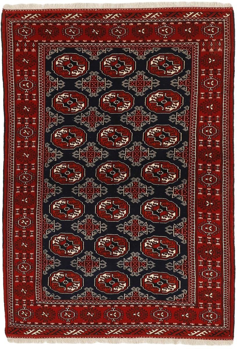 Orientteppich Turkaman 133x198 Handgeknüpfter Orientteppich / Perserteppich, Nain Trading, rechteckig, Höhe: 6 mm