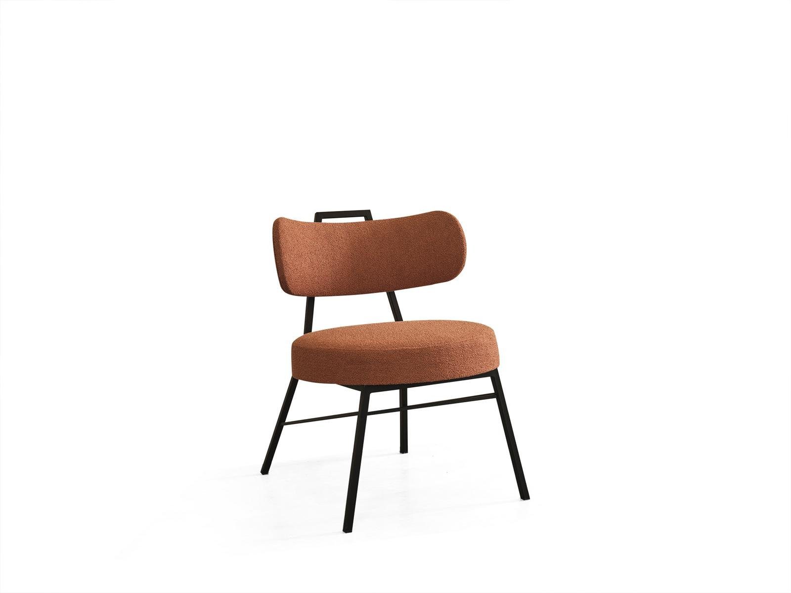 Design JVmoebel Made in Stuhl Esszimmer Esszimmerstuhl Sitzer, 1 Klassische Möbel Braun Europe