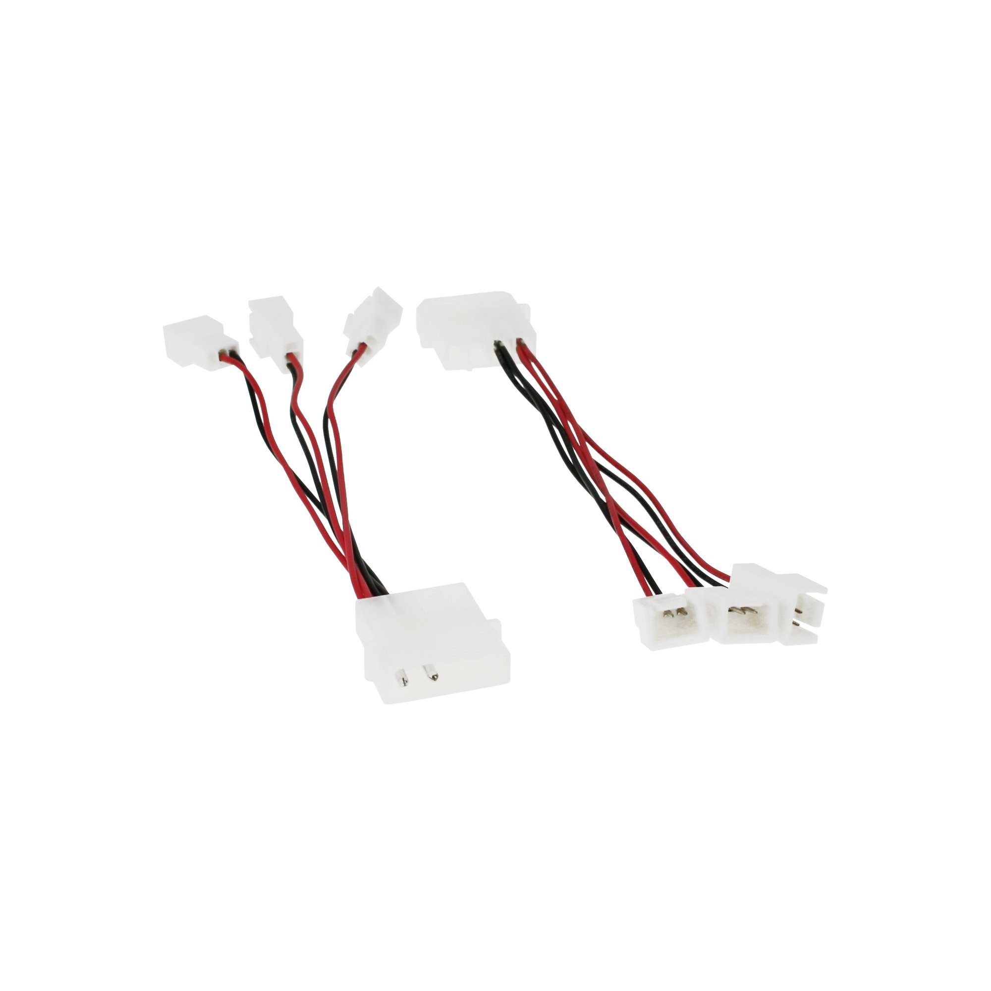 InLine® Lüfter Adapterkabel, 12V zu 5V, für 3 Lüfter Computer-Kabel
