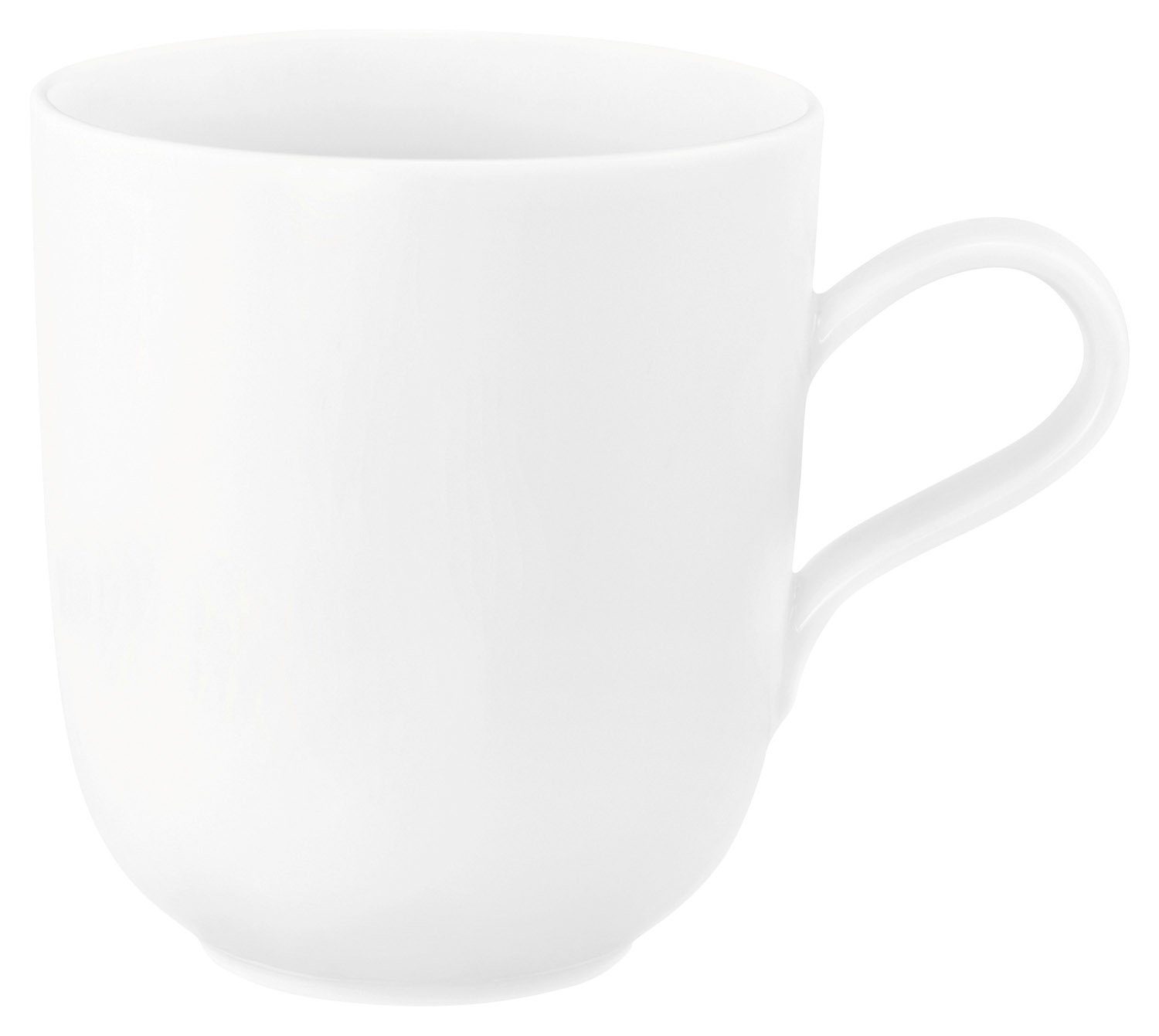 Seltmann Weiden Becher Kaffeebecher LIBERTY UNI, Weiß, Ø 8,5 cm, Porzellan