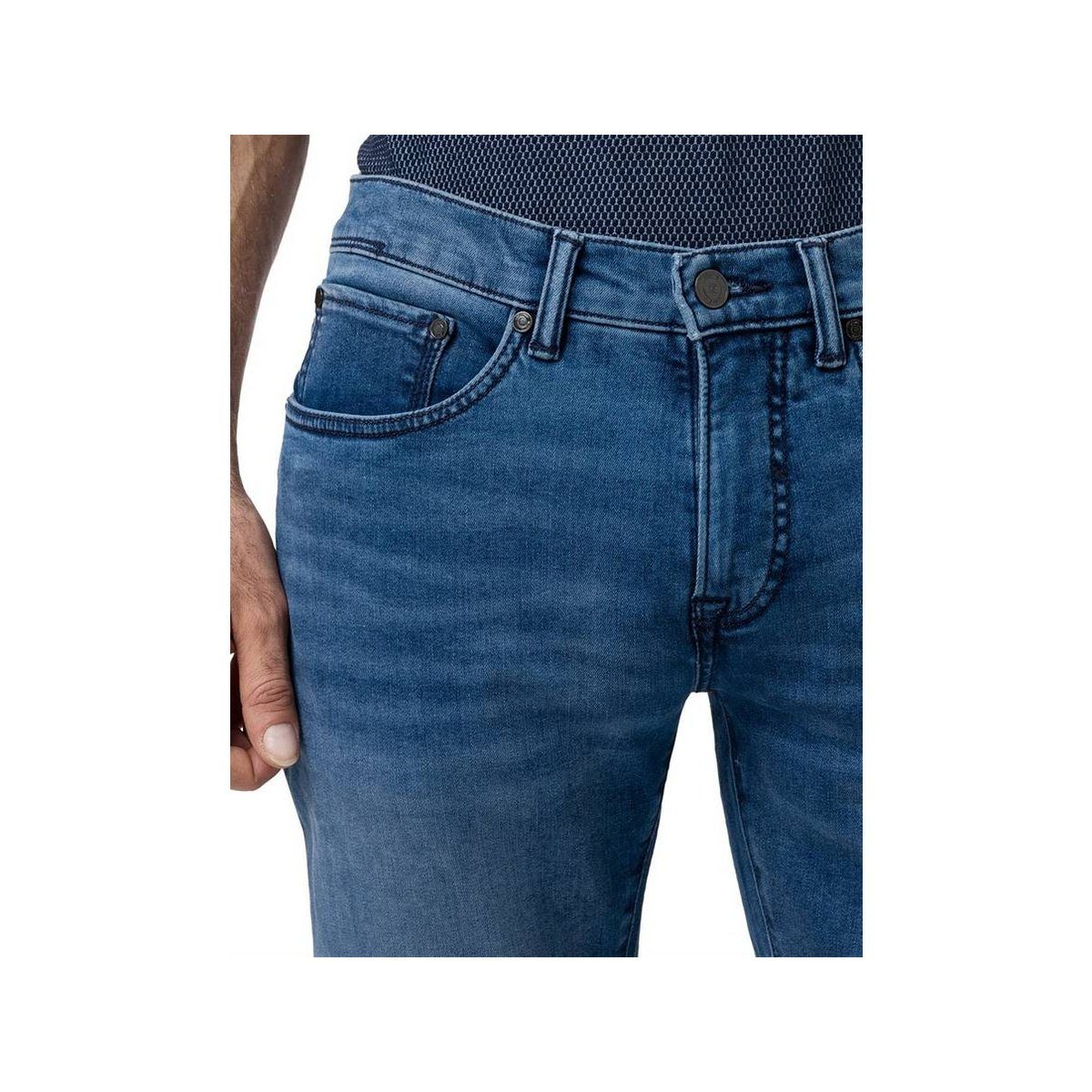 Cardin 5-Pocket-Jeans Pierre (1-tlg) blau