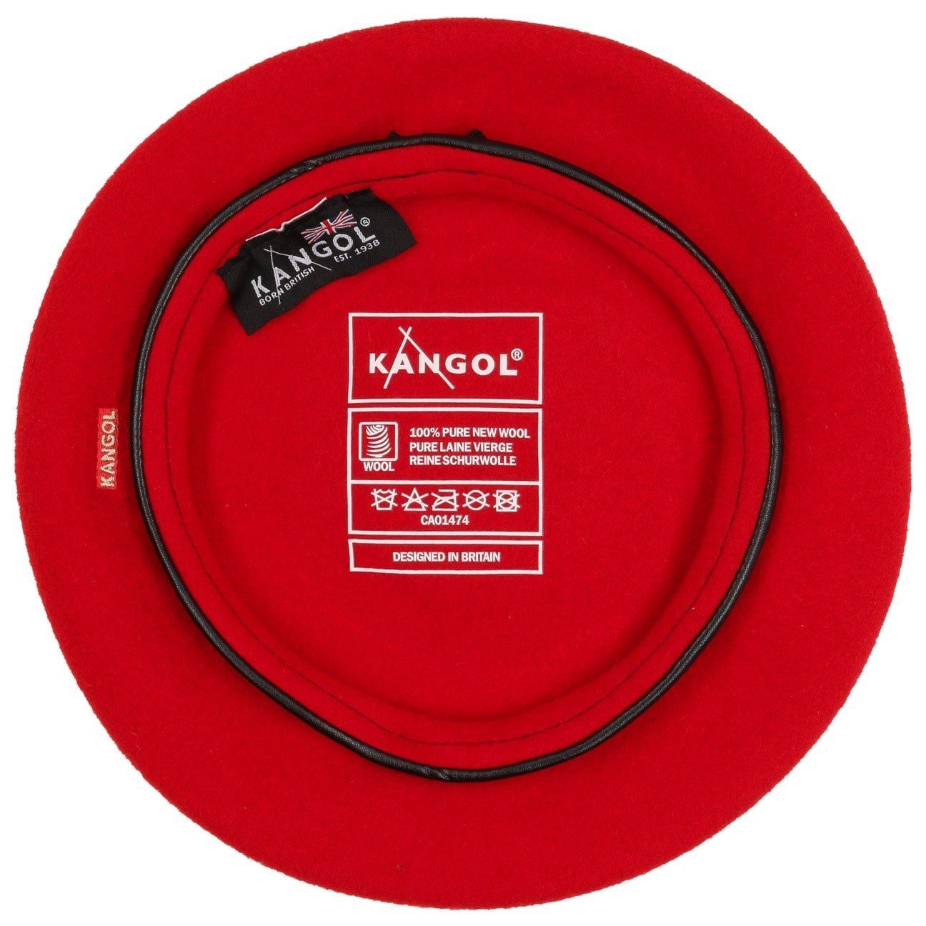 Kangol Baskenmütze (1-St) Damenbaske mit Einfass