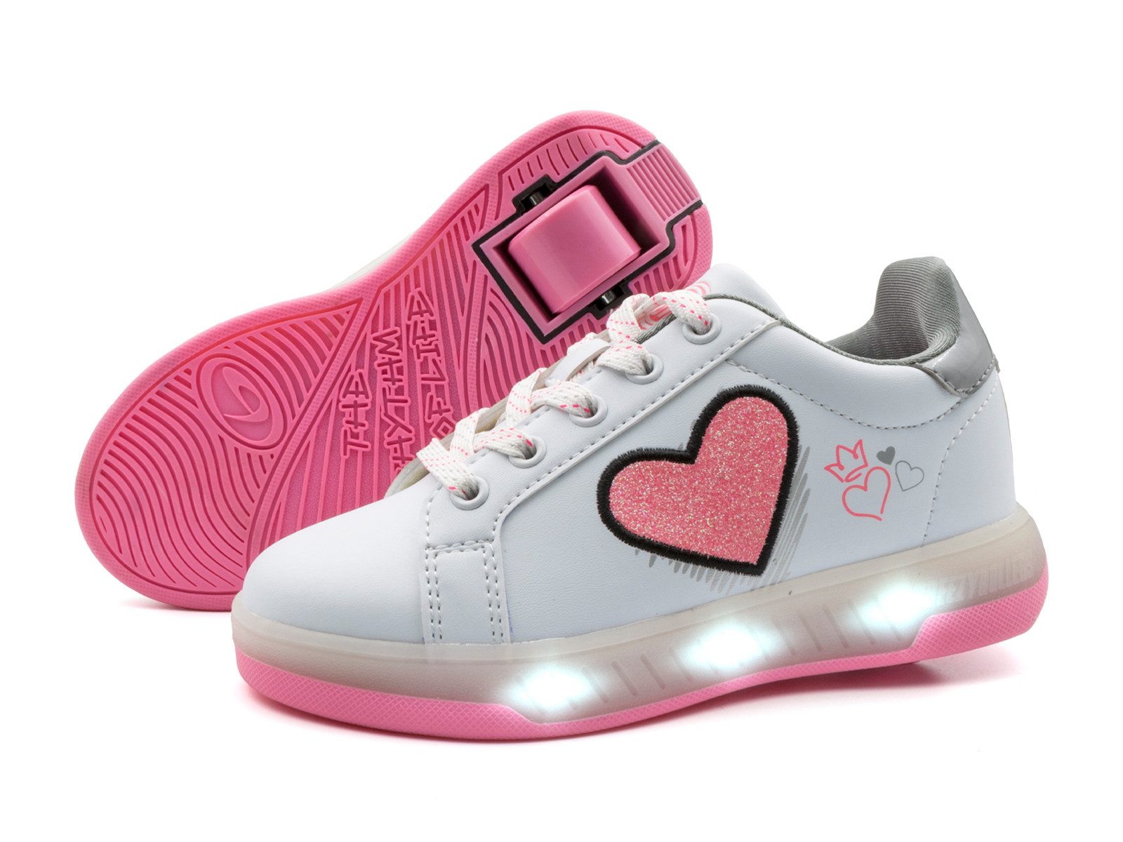 BREEZY ROLLERS LED Взуття mit Rollen Rollschuhe Кросівки Heelys 2-in-1 Kinderschuhe Rollschuhe