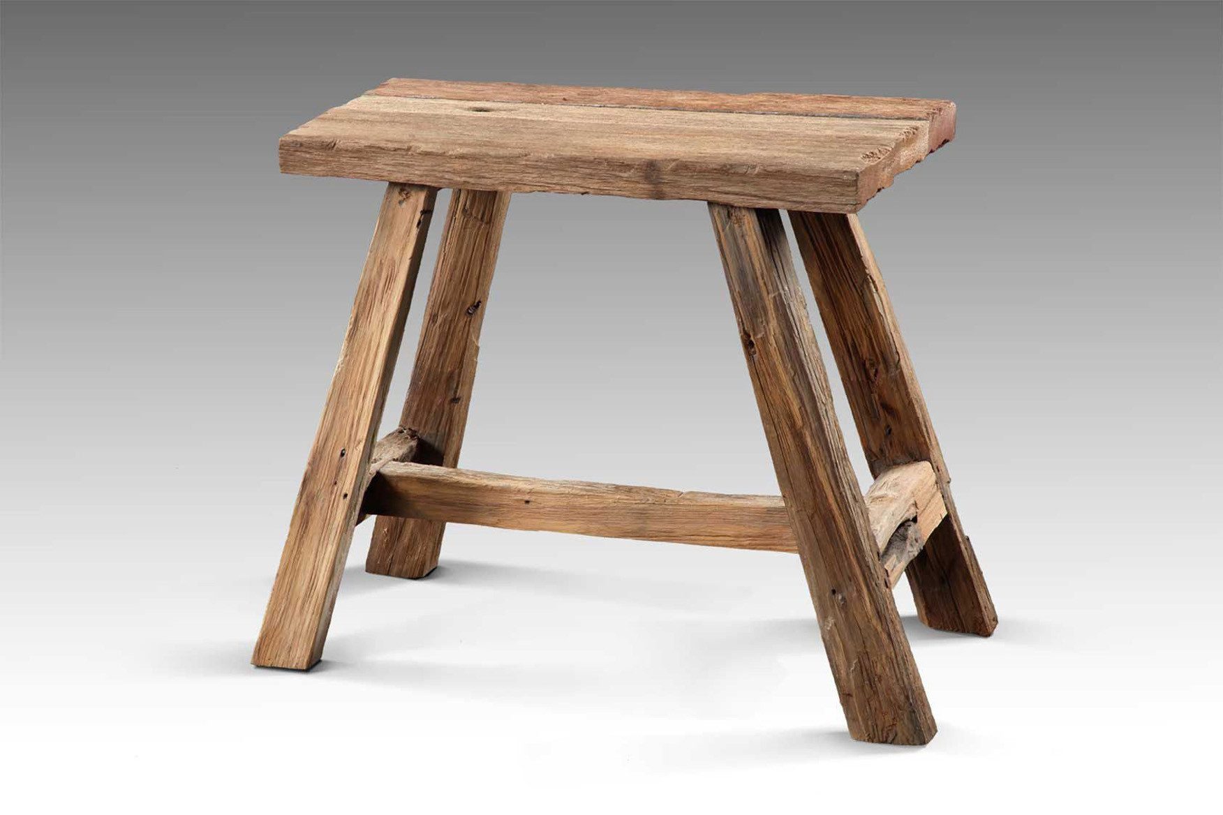 More2Home Sitzbank Deko-Bank, RANCH-S, Teakholz, 50 cm breit