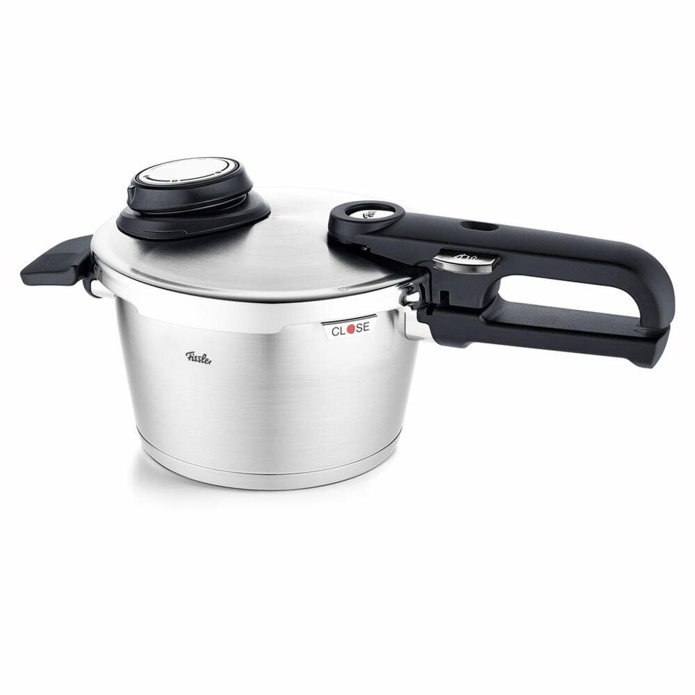 Fissler Schnellkochtopf Vitavit Premium 18 cm, 2.5 L, Edelstahl 18/10, mit gelochtem Einsatz