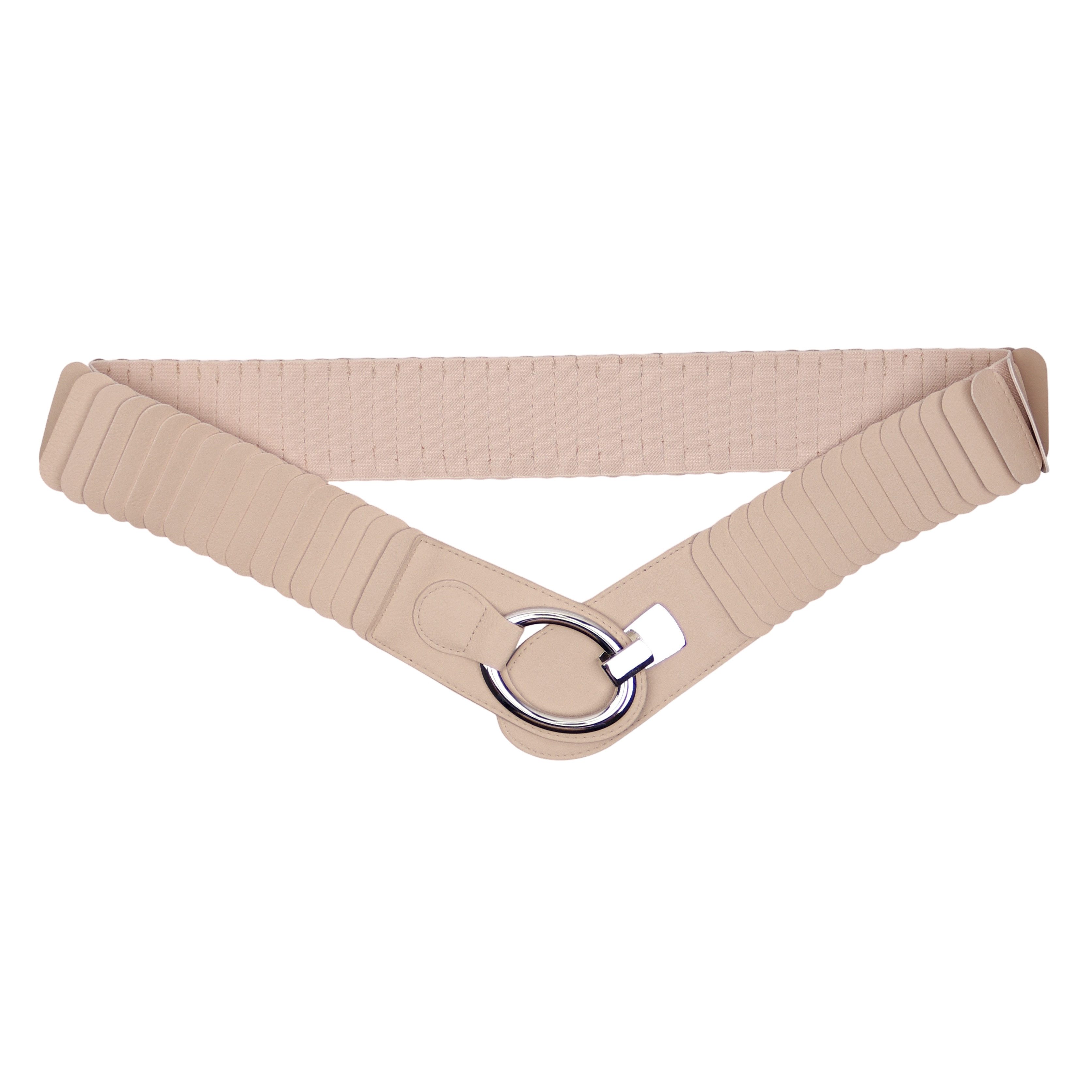 MIRROSI Taillengürtel Unifarbe breit 6cm XXL für Taillenumfang 100 bis ca. 140cm, ONESIZE (Angenehmes Tragesgefühl) Breiter Stretch Gürtel