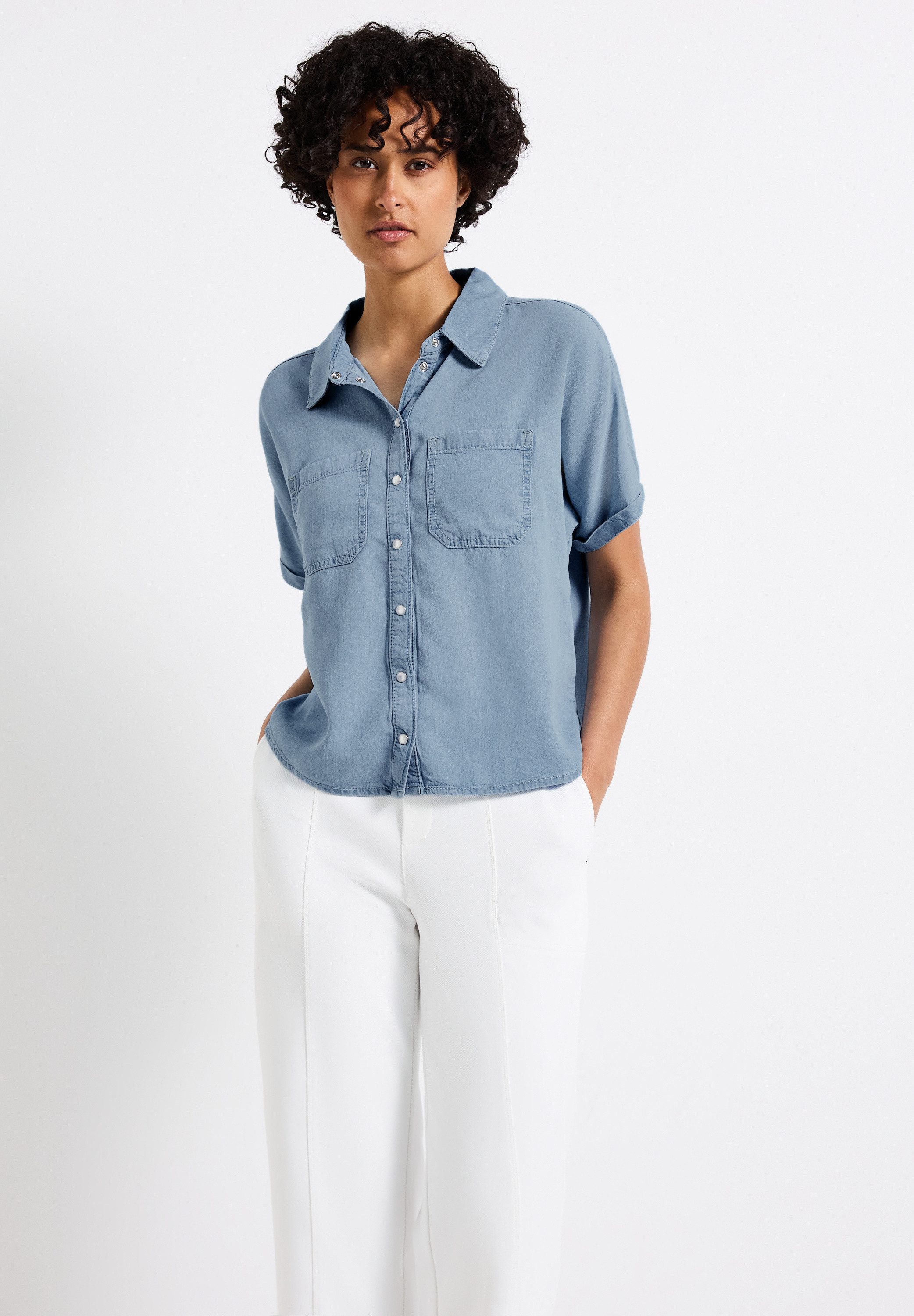 Jeansbluse
