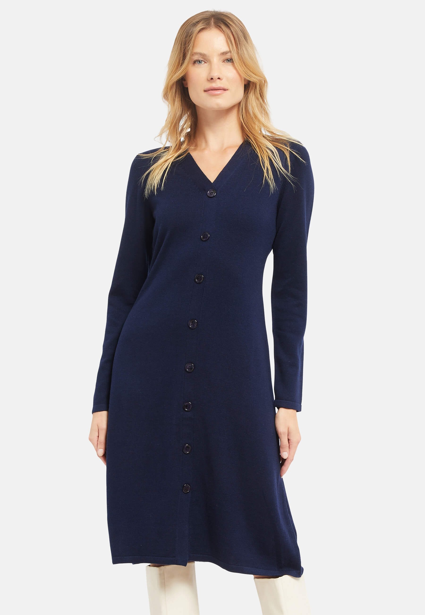 LAWRENCE GREY Strickkleid Strickkleid Mit Zierknopfleiste mehr