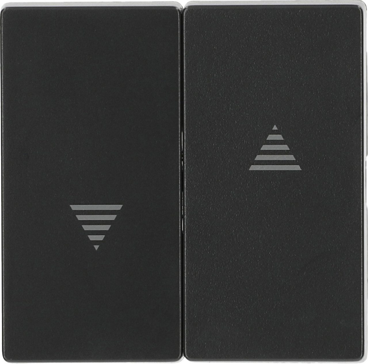 merten Lichtschalter Merten Jalousienwippe System M, anthrazit, 435514