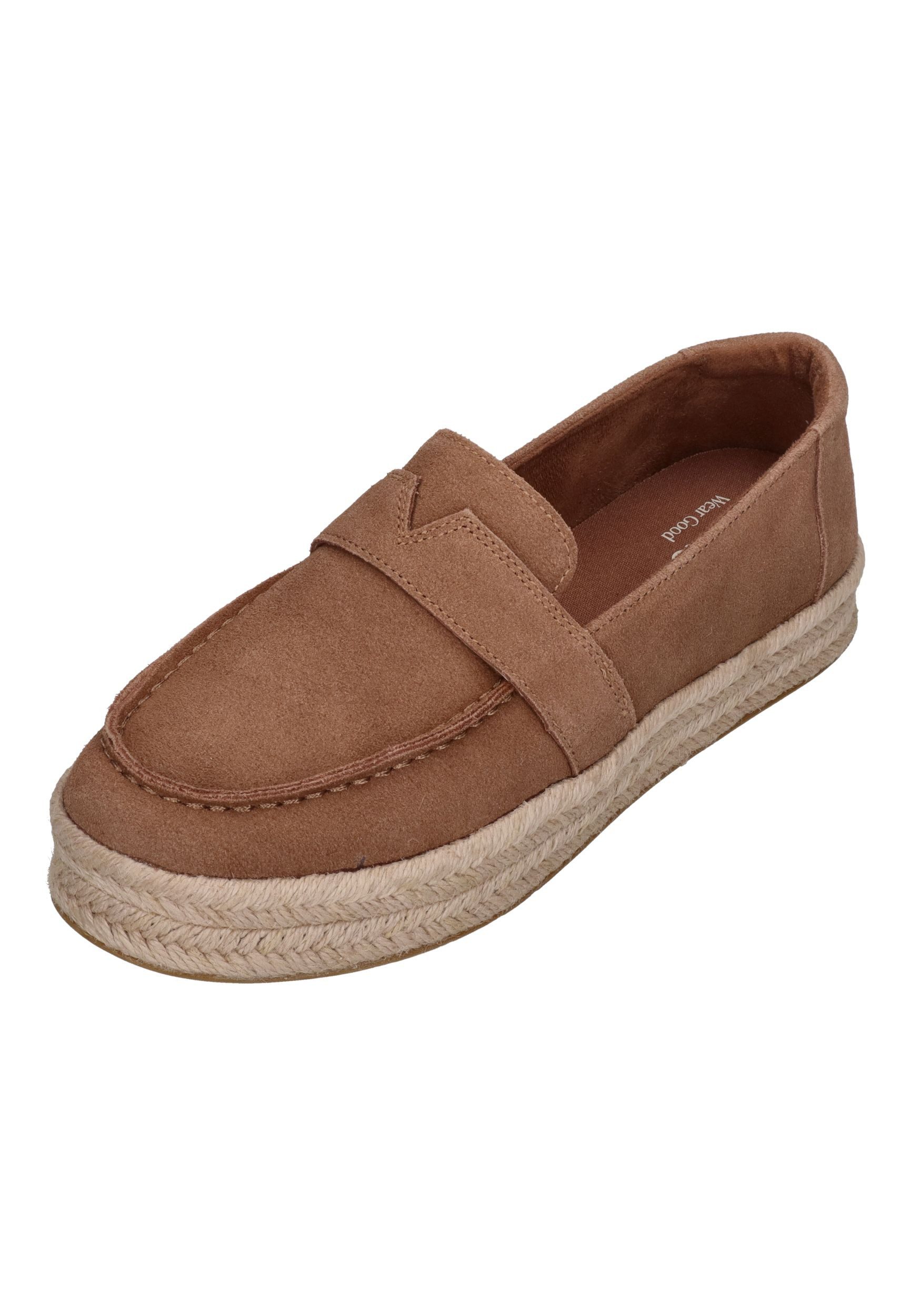 TOMS BLAKELY 10023060 Espadrille Brown Sugar Suede