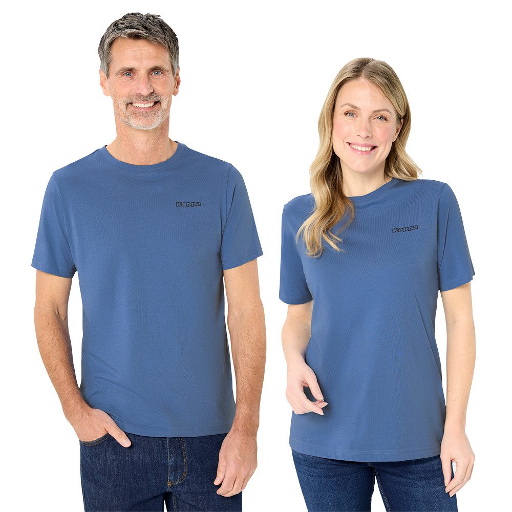 Kappa Kurzarmshirt aus 100% Baumwolle (Set, 3er-Pack) Für Damen und Herren