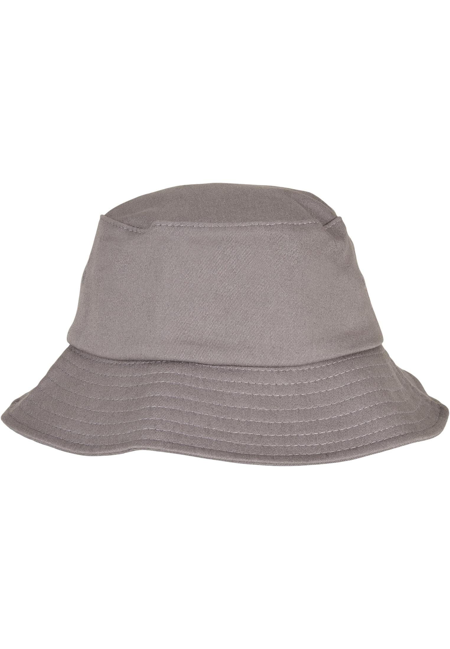 Flexfit Flex Cap Accessoires Flexfit Cotton Twill Bucket Hat Kids grey