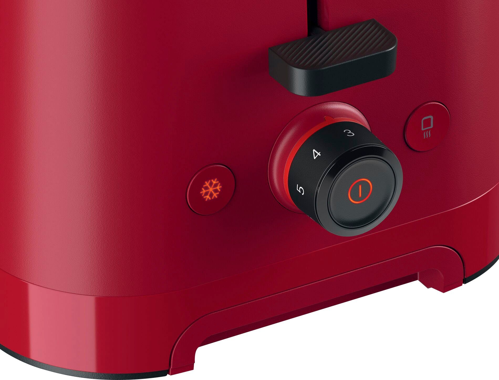 BOSCH Toaster MyMoment TAT3M124, 2 Schlitze, für 2 Scheiben, 950 W, entnehmbarer Brötchenaufsatz, Auftaufunktion, Brotzentrierung, AutoOff – Bild 5 von 5
